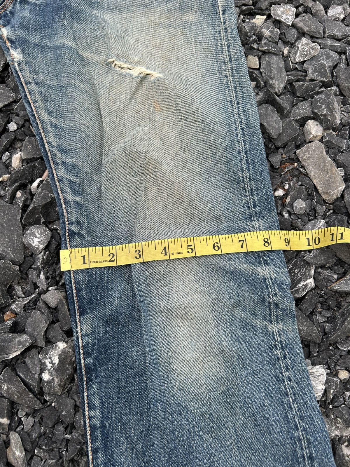 Japanese Brand × Kapital × Vintage Evisu Selvedge Distressed Japanese Denim Jeans Size US 29 - 22 Thumbnail
