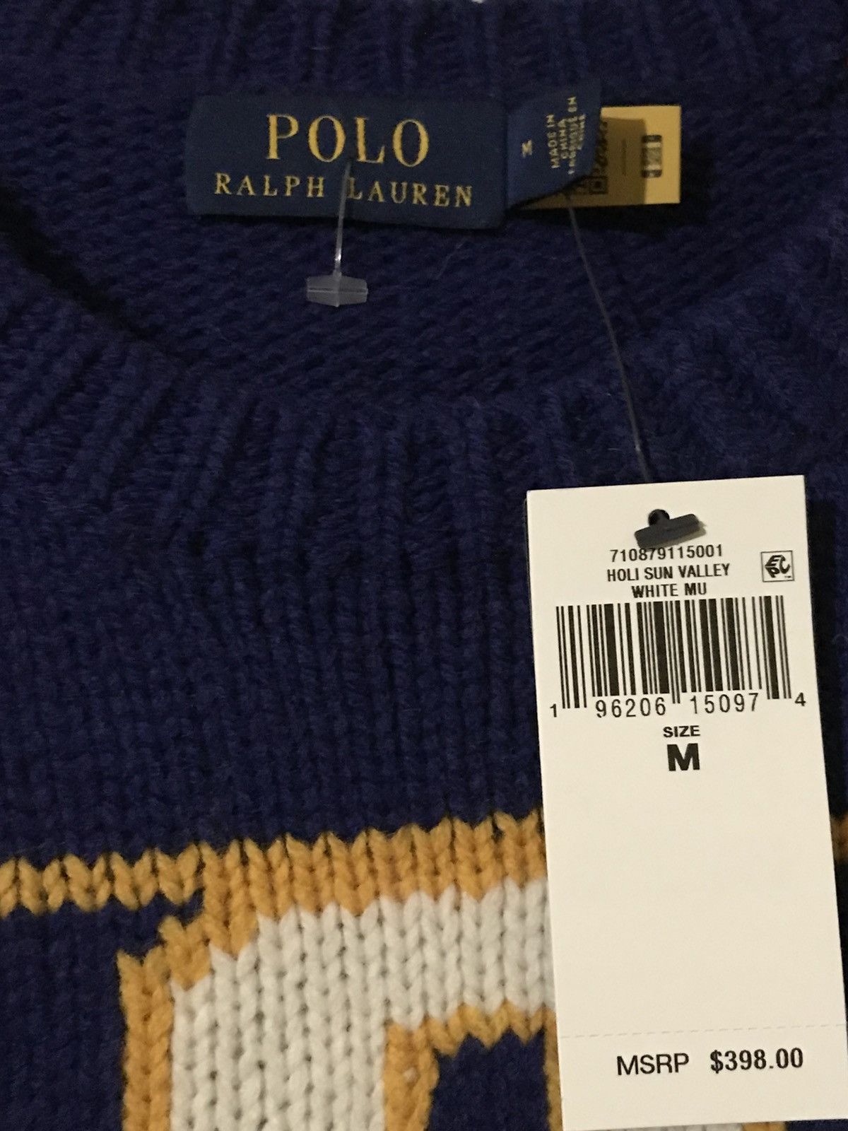 Polo Ralph Lauren Polo by Ralph Lauren Polo Ski Knit Sweater Size M Size US M / EU 48-50 / 2 - 4 Thumbnail