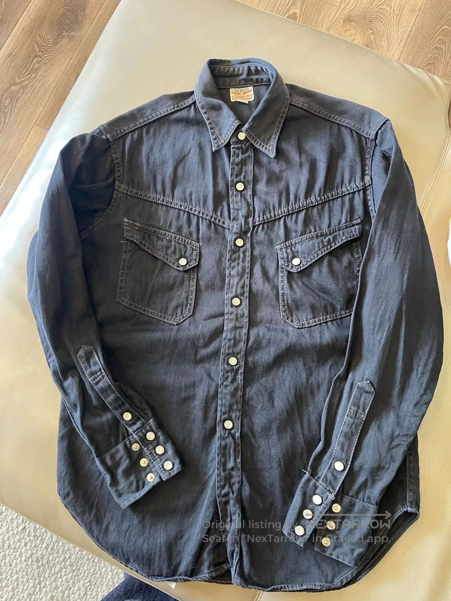 The Real McCoy's JOE MCCOY Western Shirt. Size US S / EU 44-46 / 1 - 1 Thumbnail