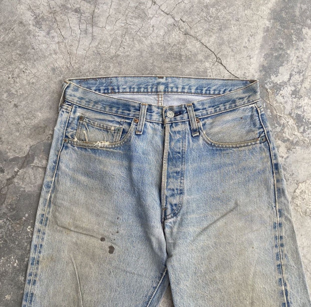 Levi's VINTAGE DISTRESSED LEVIS SELVEDGE Size US 31 - 2 Thumbnail
