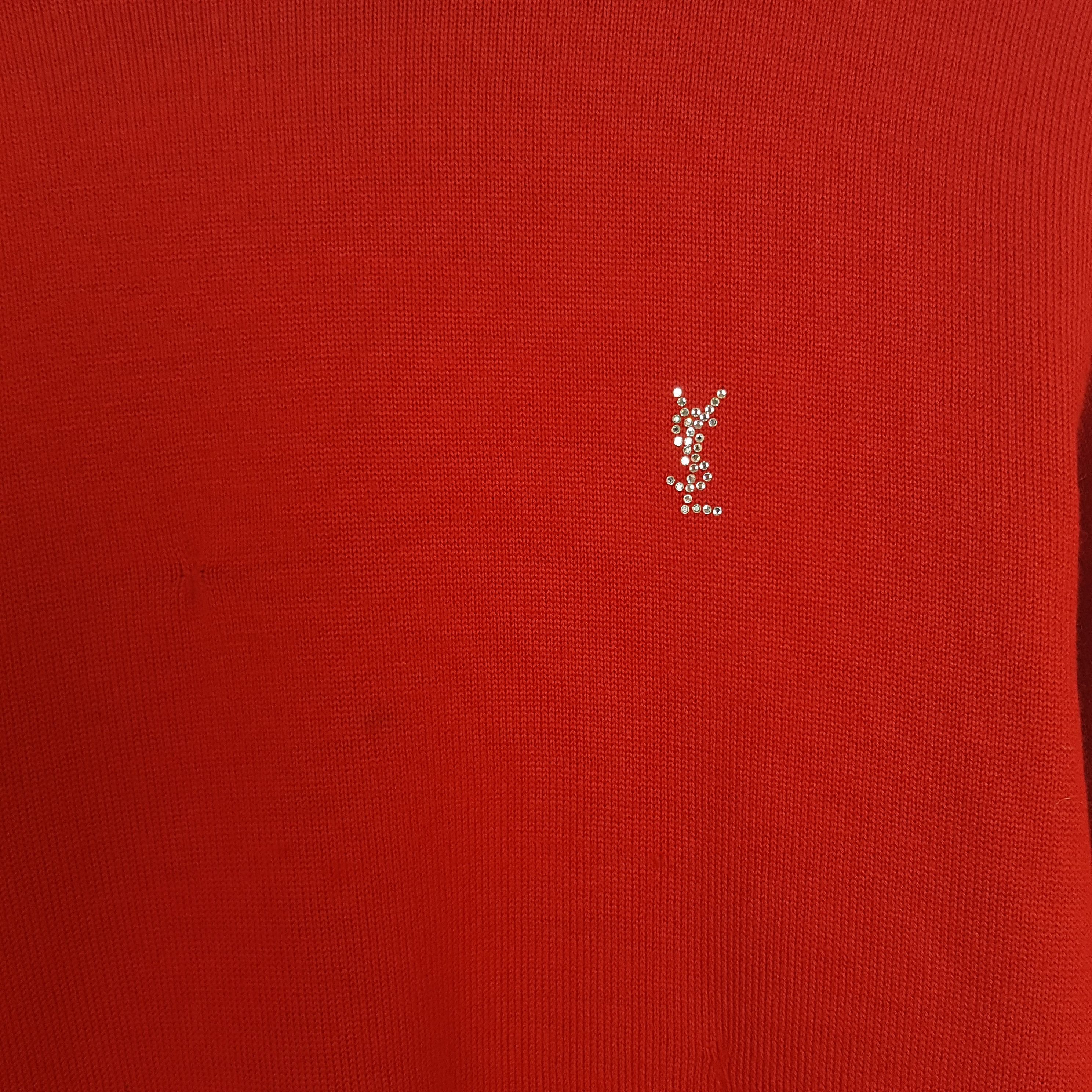 Vintage × Yves Saint Laurent Vintage Yves Saint Laurent Sweatshirt Size M / US 6-8 / IT 42-44 - 2 Thumbnail
