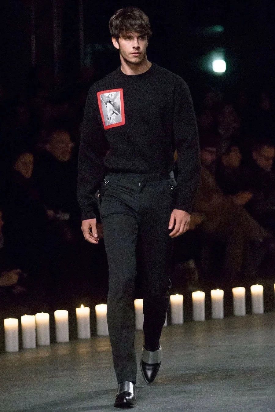 Givenchy Givenchy Lambskin Applique Wool Sweater FW Show Piece Size US S / EU 44-46 / 1 - 3 Thumbnail