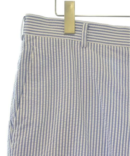 Comme des Garcons Homme Shorts Stripes Cotton Polyester Zip Up Light blue x White Size US 32 / EU 48 - 4 Thumbnail