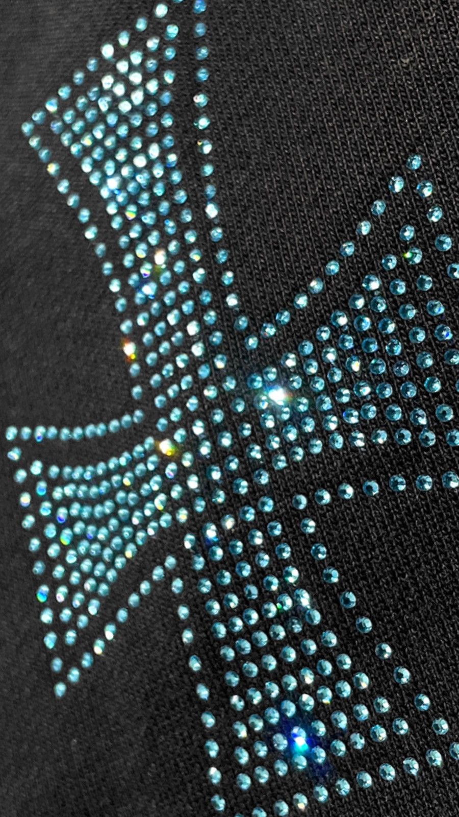 Unknown London Blue Rhinestone Cross Hoodie | Grailed