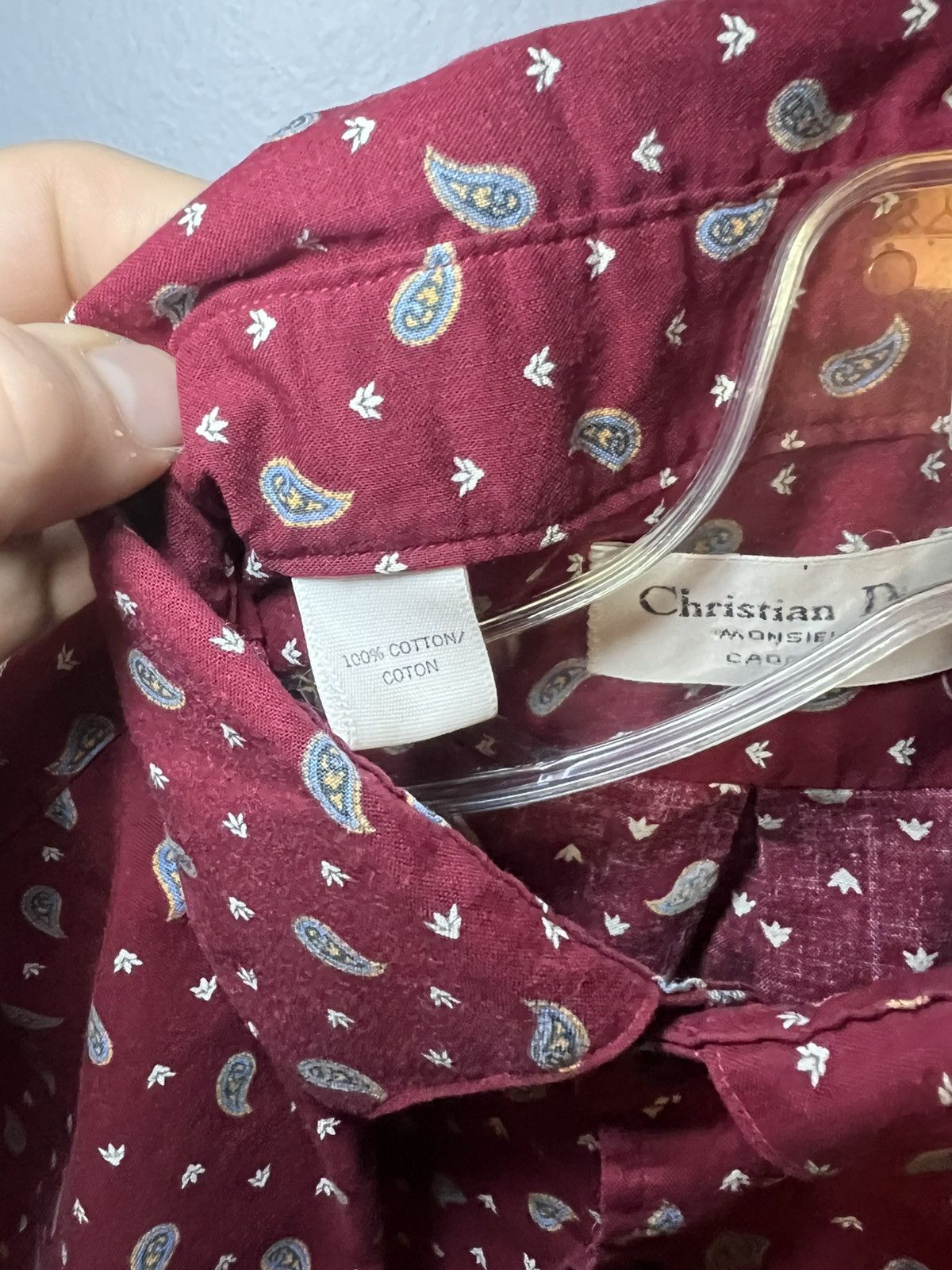 Christian Dior Monsieur Vintage Christian Dior Monsieur paisley button up longsleeve Size US L / EU 52-54 / 3 - 10 Thumbnail