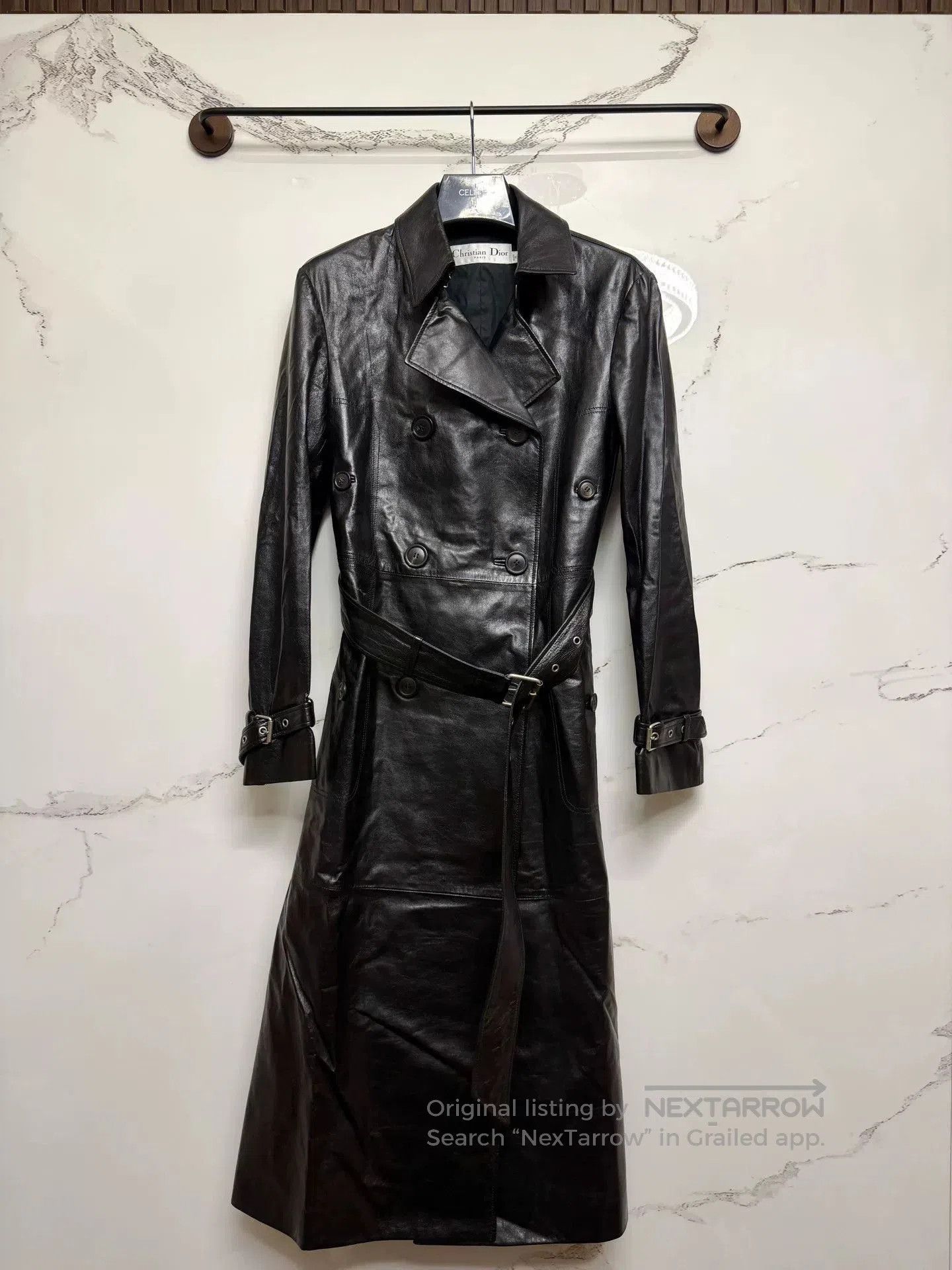 Dior Dior Runway Black Bee Lambskin Trench. Size S / US 4 / IT 40 - 1 Thumbnail