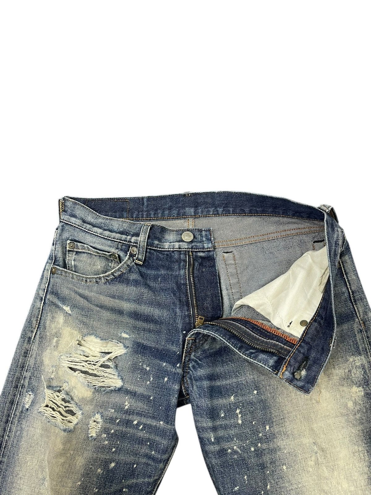 Le Grande Bleu (L.G.B.) Slim Jeans Rna Distress margiela amiri helmut erd cdg 4🟦1 Size US 30 / EU 46 - 8 Thumbnail