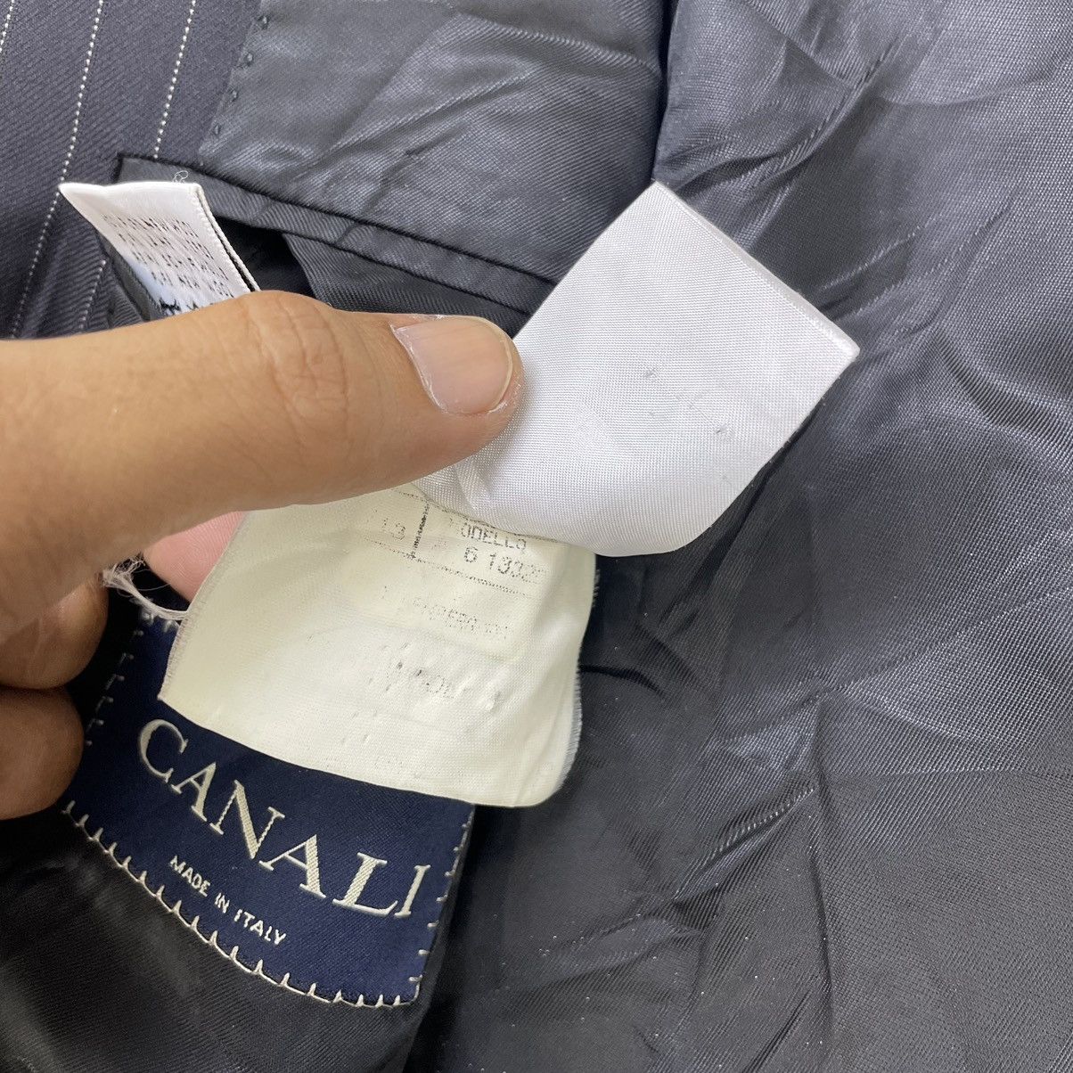 Canali Italian Designer Canali Stripe Jacket Size US M / EU 48-50 / 2 - 7 Thumbnail