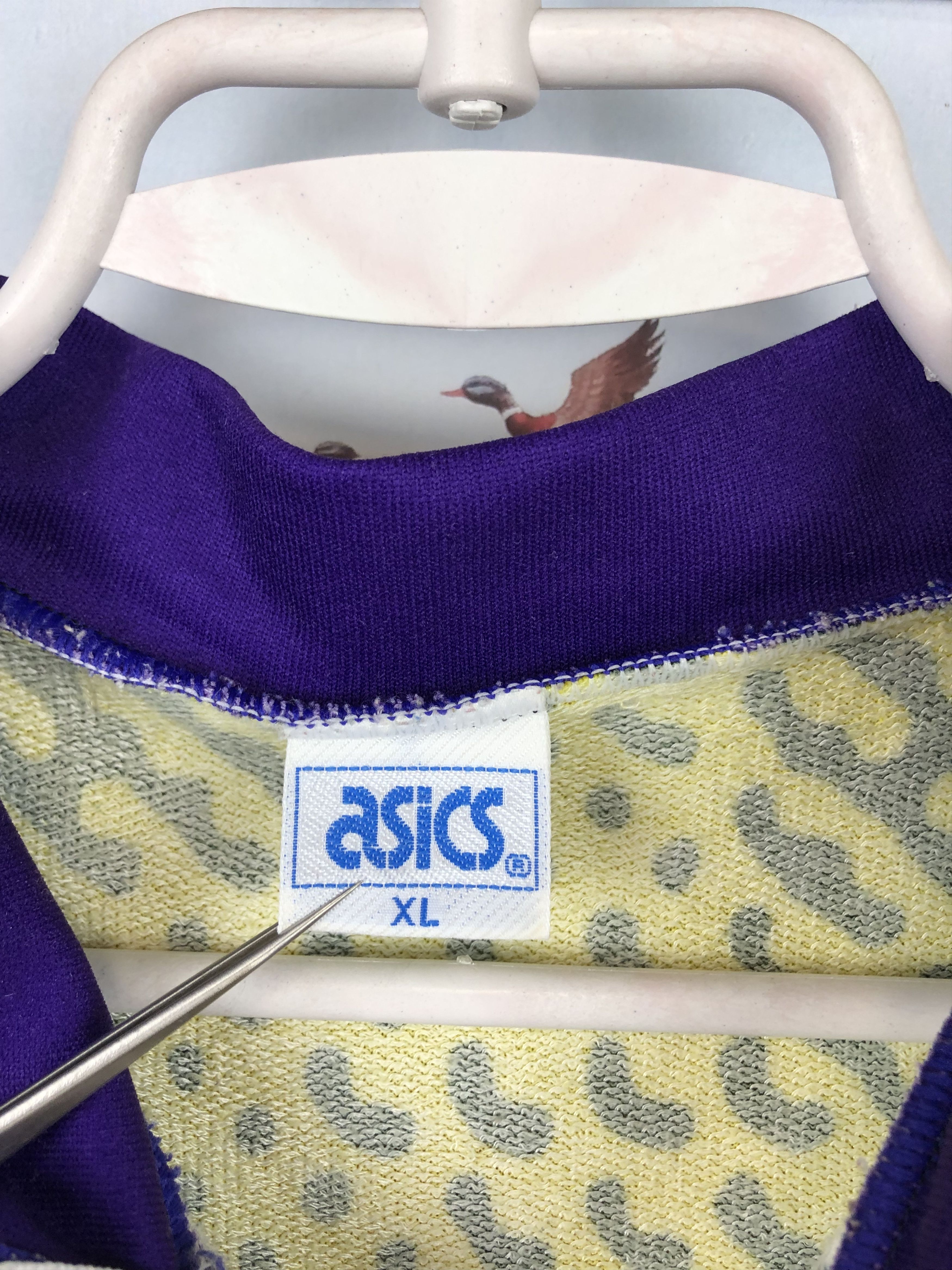 Vintage Vintage 90's Cycling Jersey Over Print Asics Rare Shirt Size US XL / EU 56 / 4 - 12 Thumbnail
