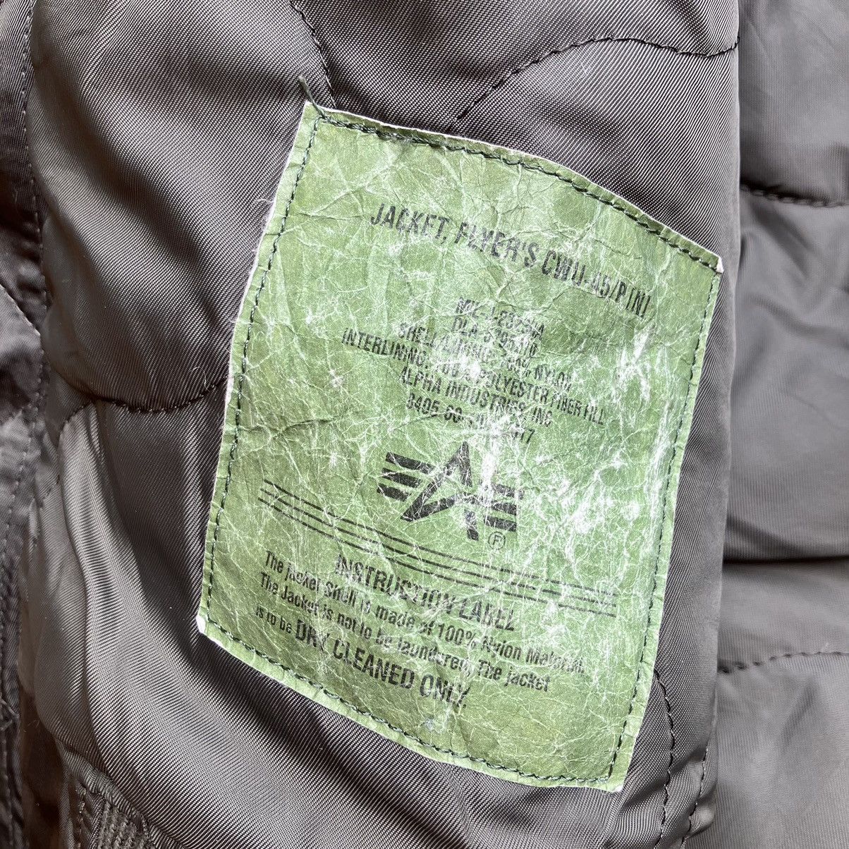 Alpha Industries × Avirex ALPHA INDUSTRIES CWU 45/P BOMBER JACKET Size US M / EU 48-50 / 2 - 6 Thumbnail