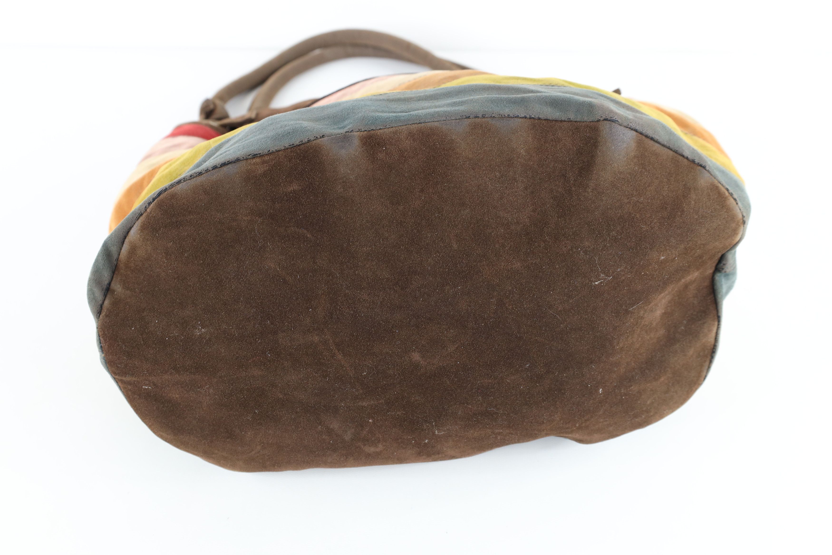 Vintage Vintage 90s Y2K Babydoll Streetwear Rainbow Hobo Buckle Bag Size ONE SIZE - 10 Thumbnail