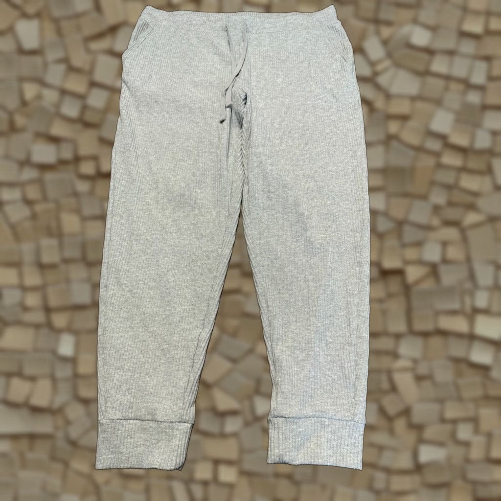 Avia AVIA Pants Women's XL Gray Sweatpants Tie Waist Casual Size 40" / US 18 - 1 Thumbnail