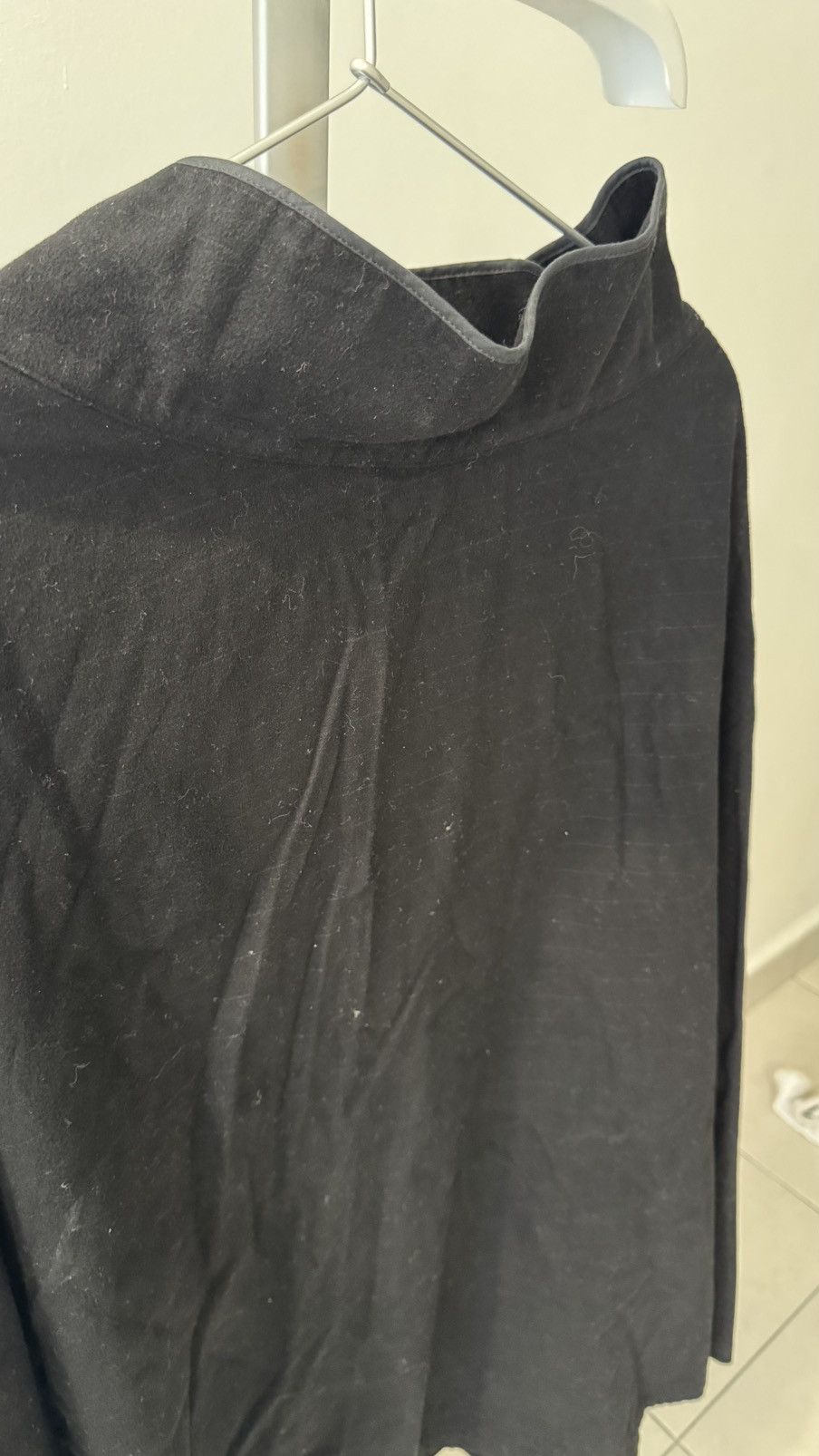 Yohji Yamamoto Yohji Yamamoto Black Wide Cotton Skirt Size 27" / US 4 / IT 40 - 8 Thumbnail