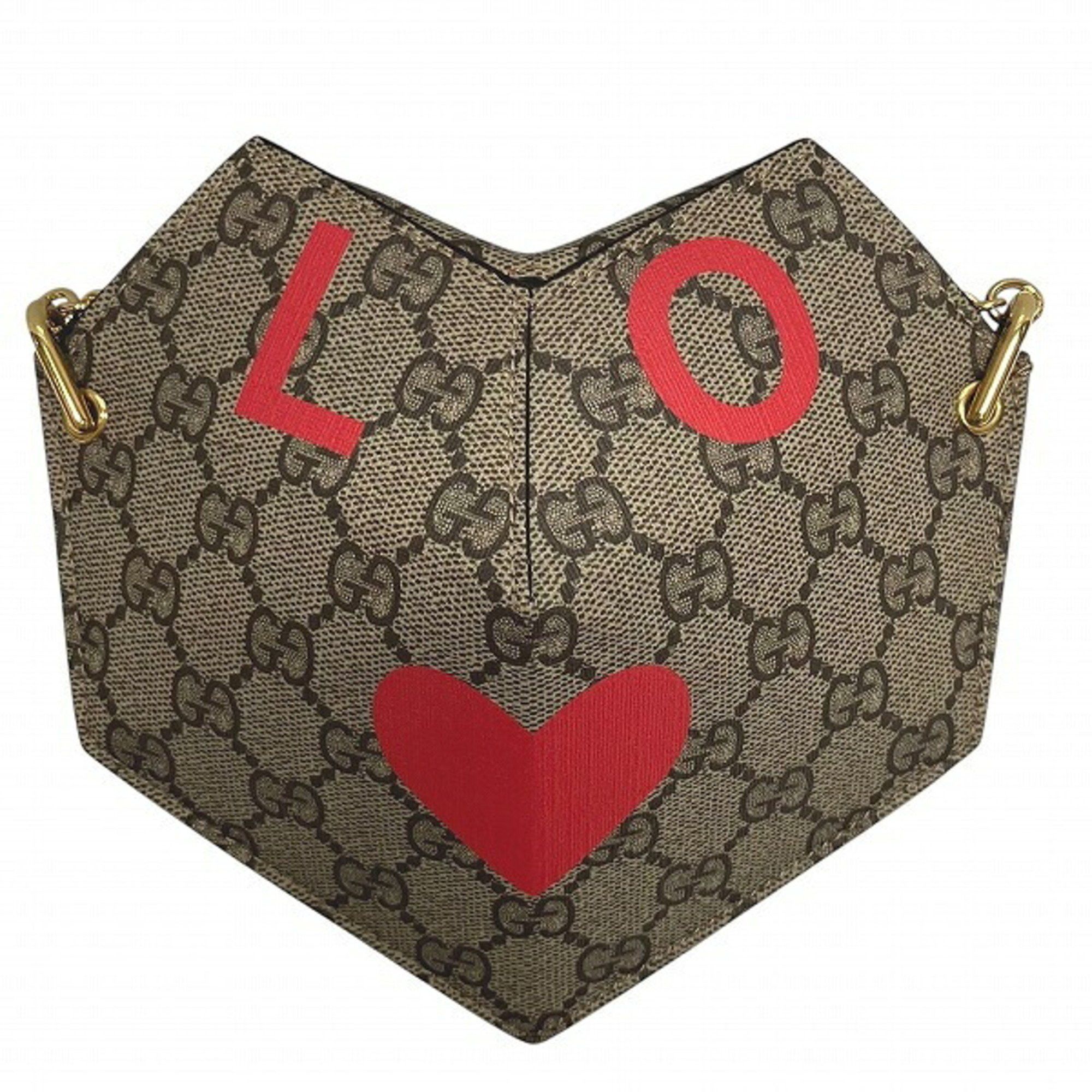 Gucci Small Heart 678131 GG Supreme Shoulder Bag for Women