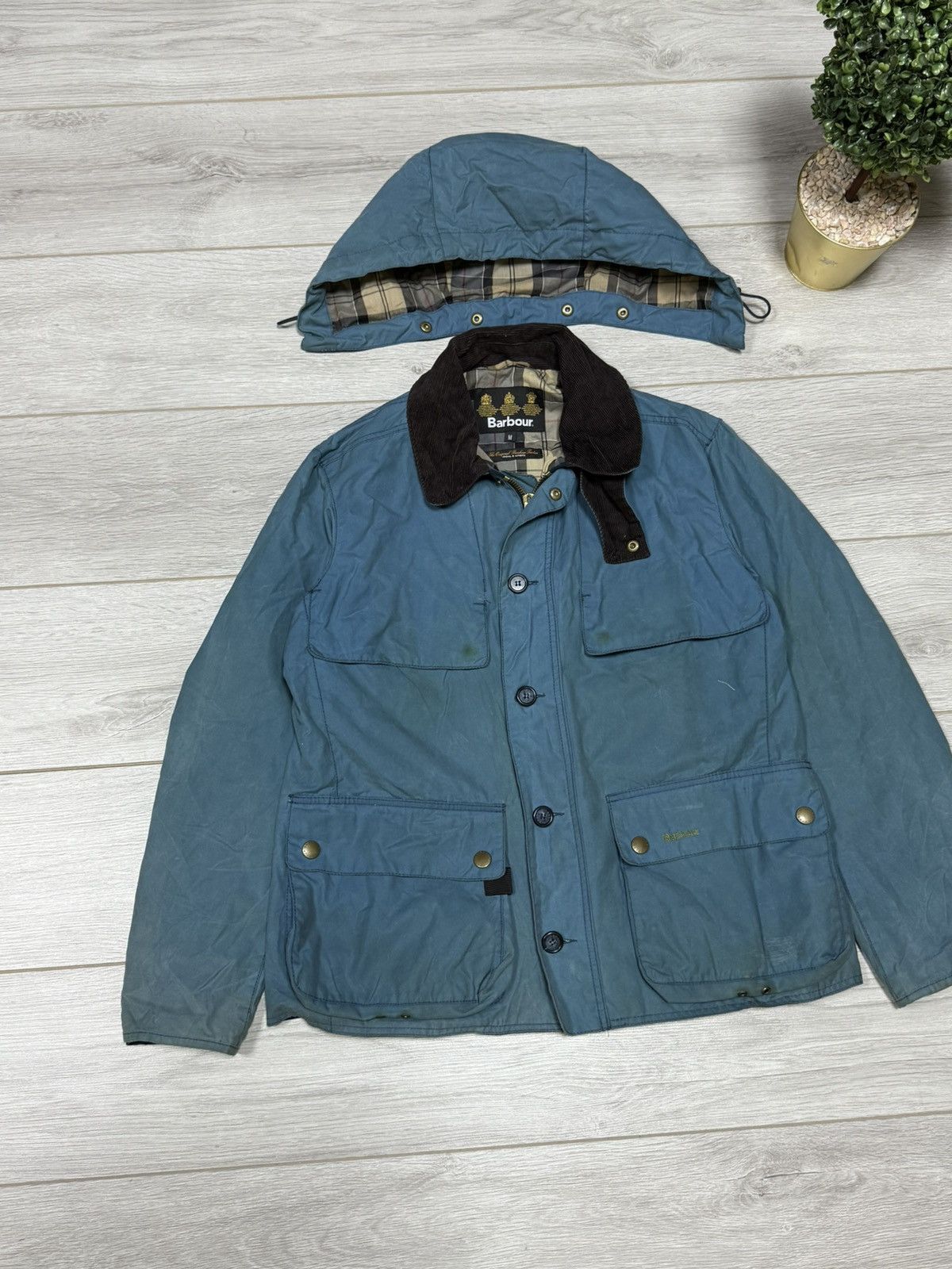 Barbour Barbour Gladwell pockets Wax Jacket w/ Adjustable Hood Size US M / EU 48-50 / 2 - 2 Thumbnail