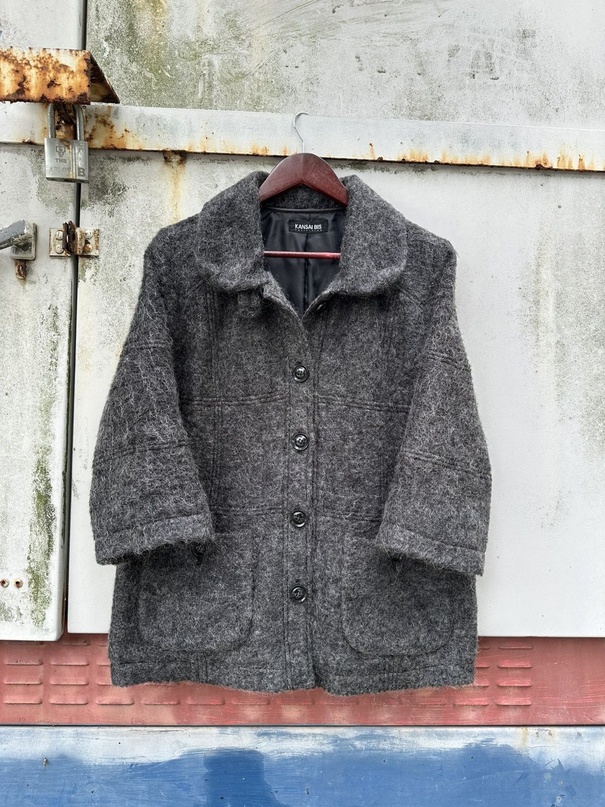 Kansai Yamamoto 👹Kansai Bis Collection Wool Utility Jacket (Woman) Size US M / EU 48-50 / 2 - 2 Thumbnail
