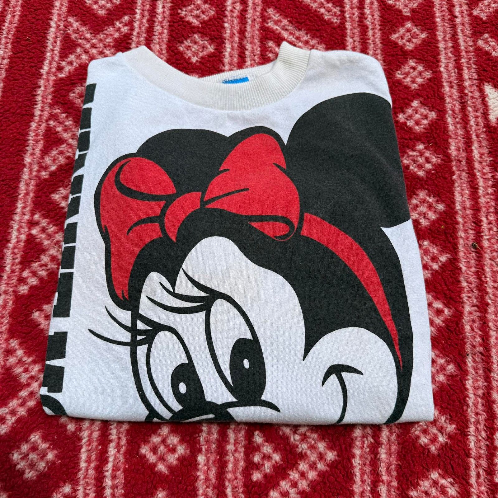Disney 90s Disney Minnie Mouse Double Sided Big Graphic Sweatshirt Size M / US 6-8 / IT 42-44 - 1 Thumbnail