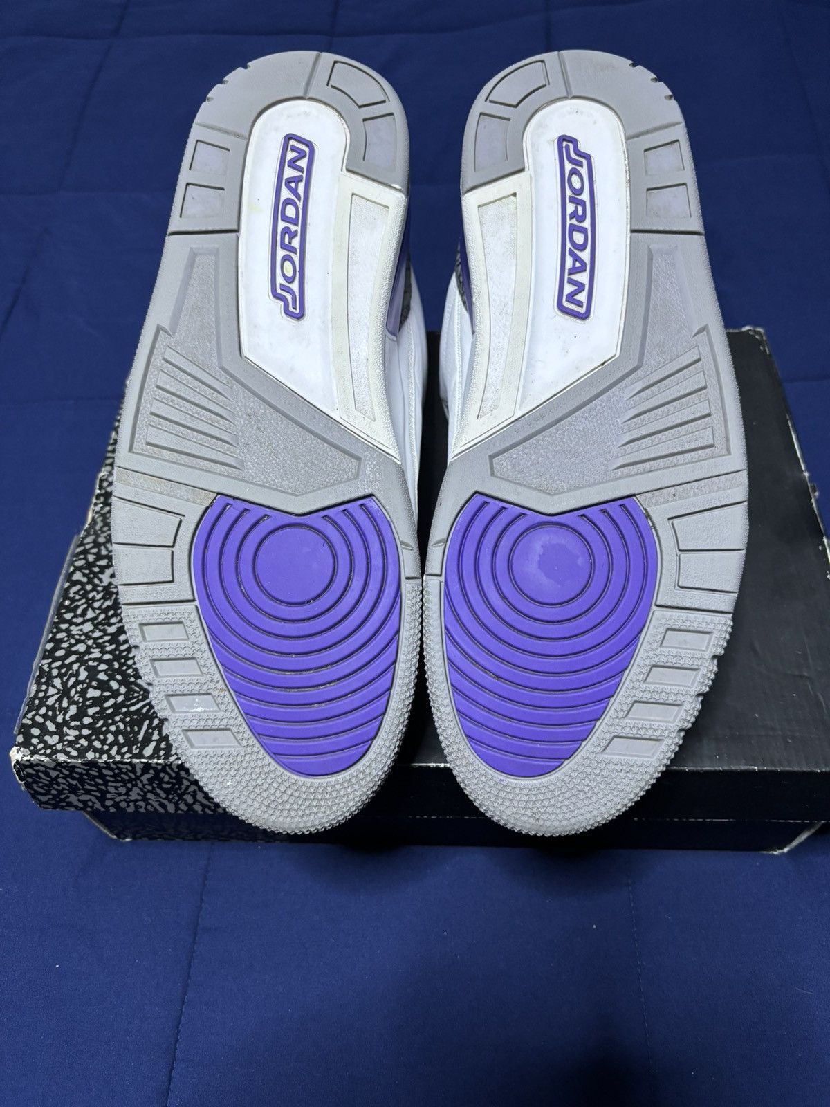 Jordan Brand Jordan 3 Retro Dark Iris 2022 Size 13 Size US 13 / EU 46 - 5 Thumbnail