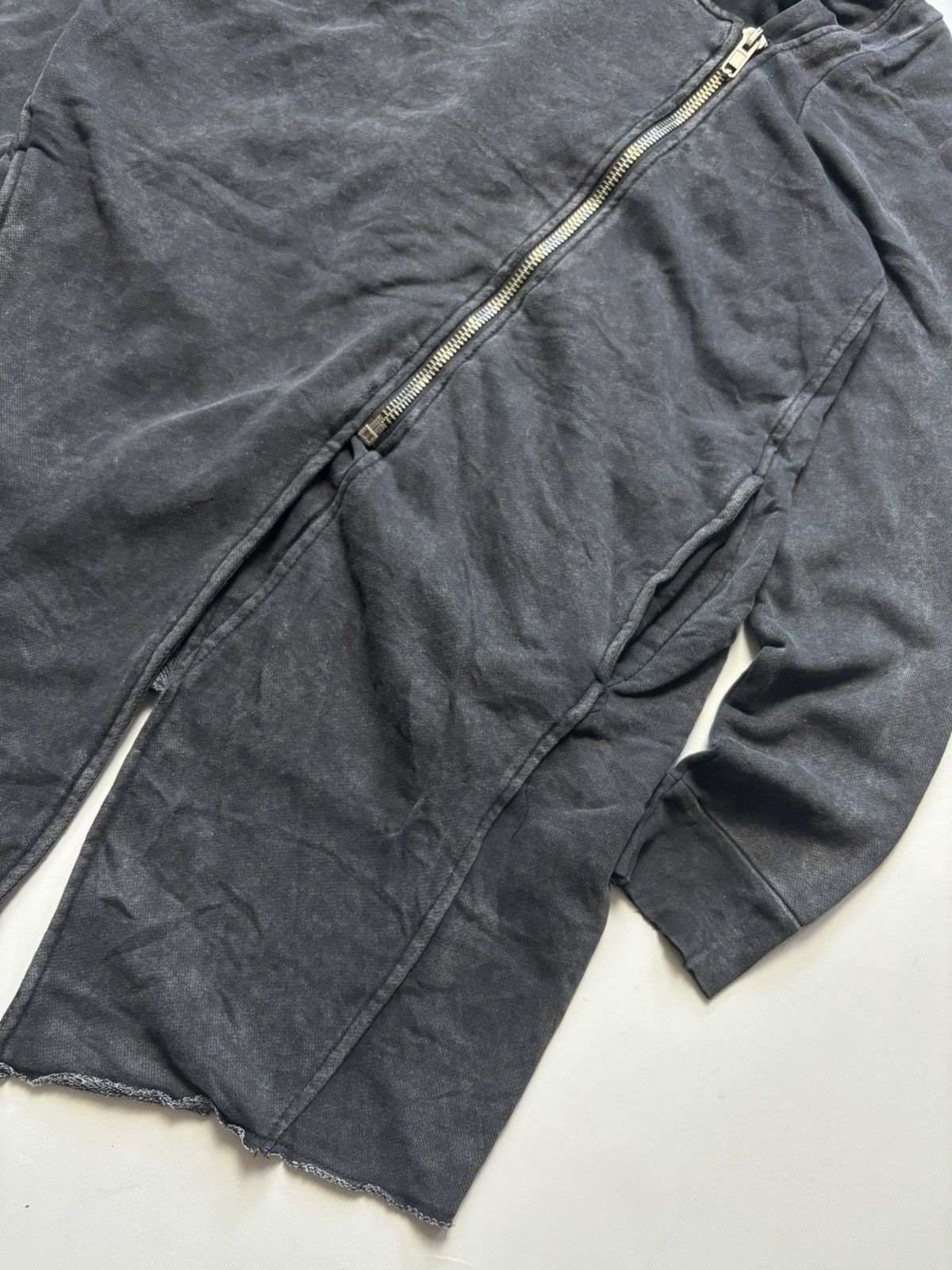 If Six Was Nine Avant garde washed asymmetric zip hoodie Rick Owens style Size M / US 6-8 / IT 42-44 - 8 Thumbnail
