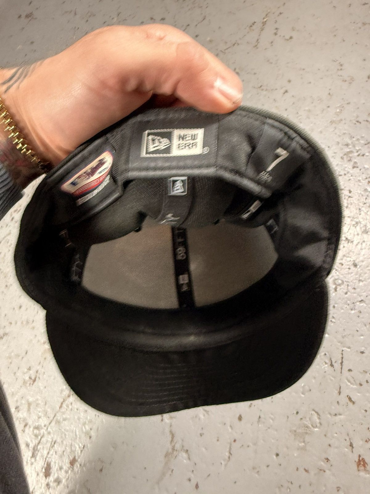 New Era White Sox Classic Black Fitted Size ONE SIZE - 6 Thumbnail