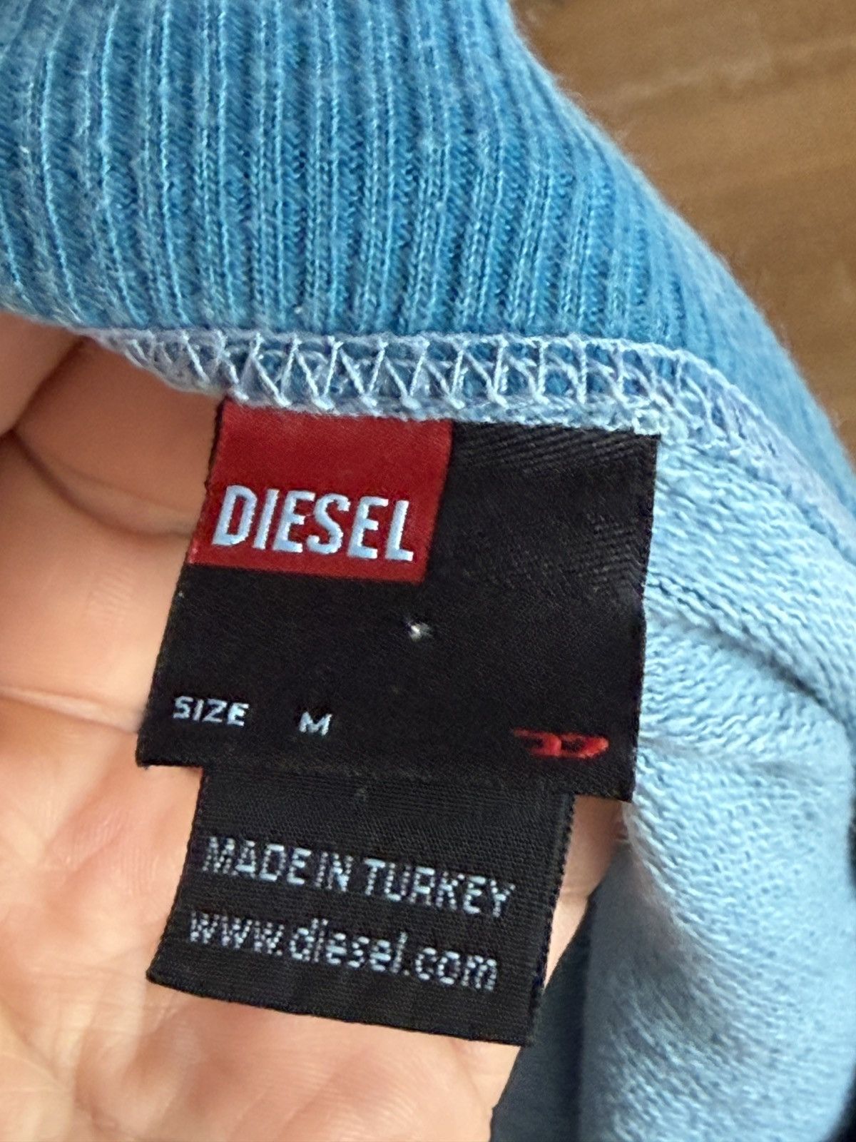 Diesel Diesel vintage distressed zip sweater logo Size M / US 6-8 / IT 42-44 - 12 Thumbnail