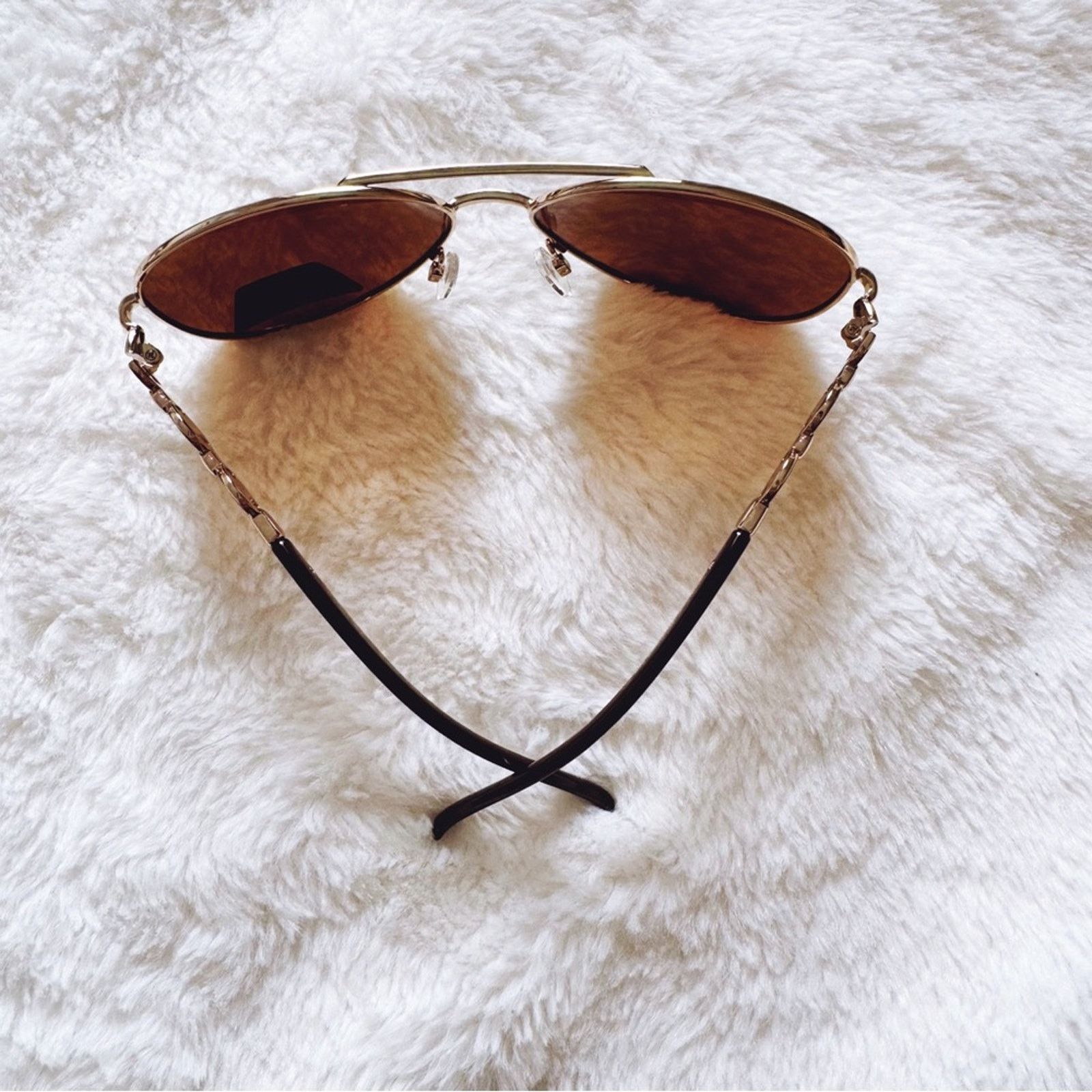 Other Brooklyn Brown Sleek Aviator Sunglasses Size ONE SIZE - 3 Thumbnail
