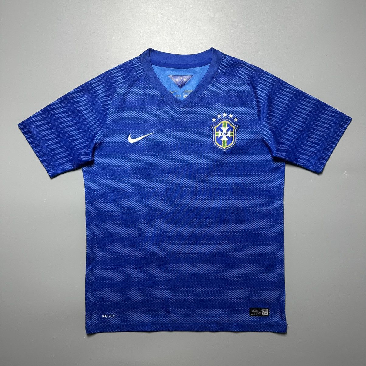 Nike KIDS BRAZIL NIKE 2014 WORLD CUP FOOTBALL JERSEY #10 NEYMAR Size US XXS / EU 40 - 2 Thumbnail
