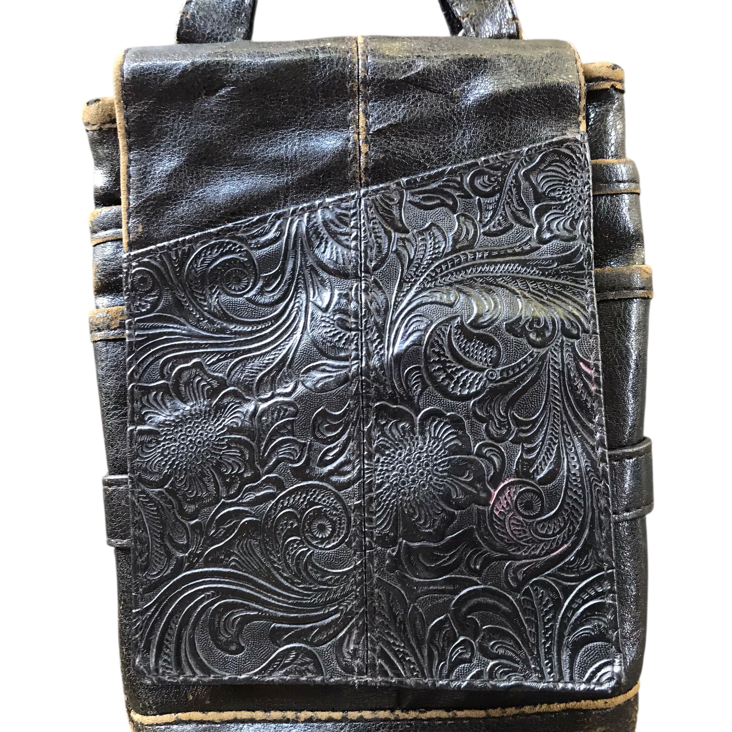 Genuine Leather Rare Indian GOA United State of America Genuine leather bag Size ONE SIZE - 3 Thumbnail