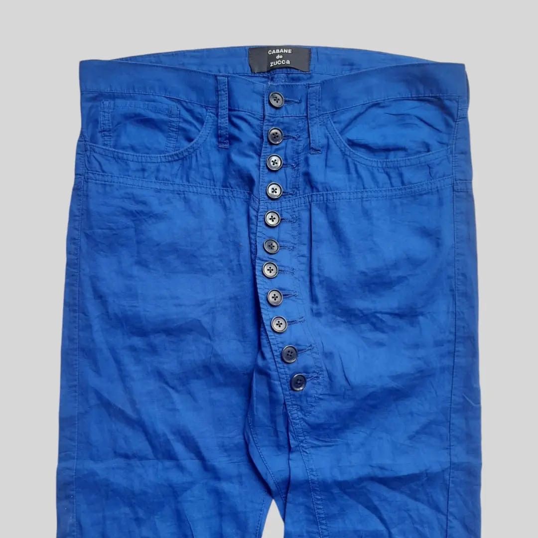CABANE de ZUCCa Cabane de zucca asymmetric front 11 buttons pant Size US 31 - 3 Thumbnail