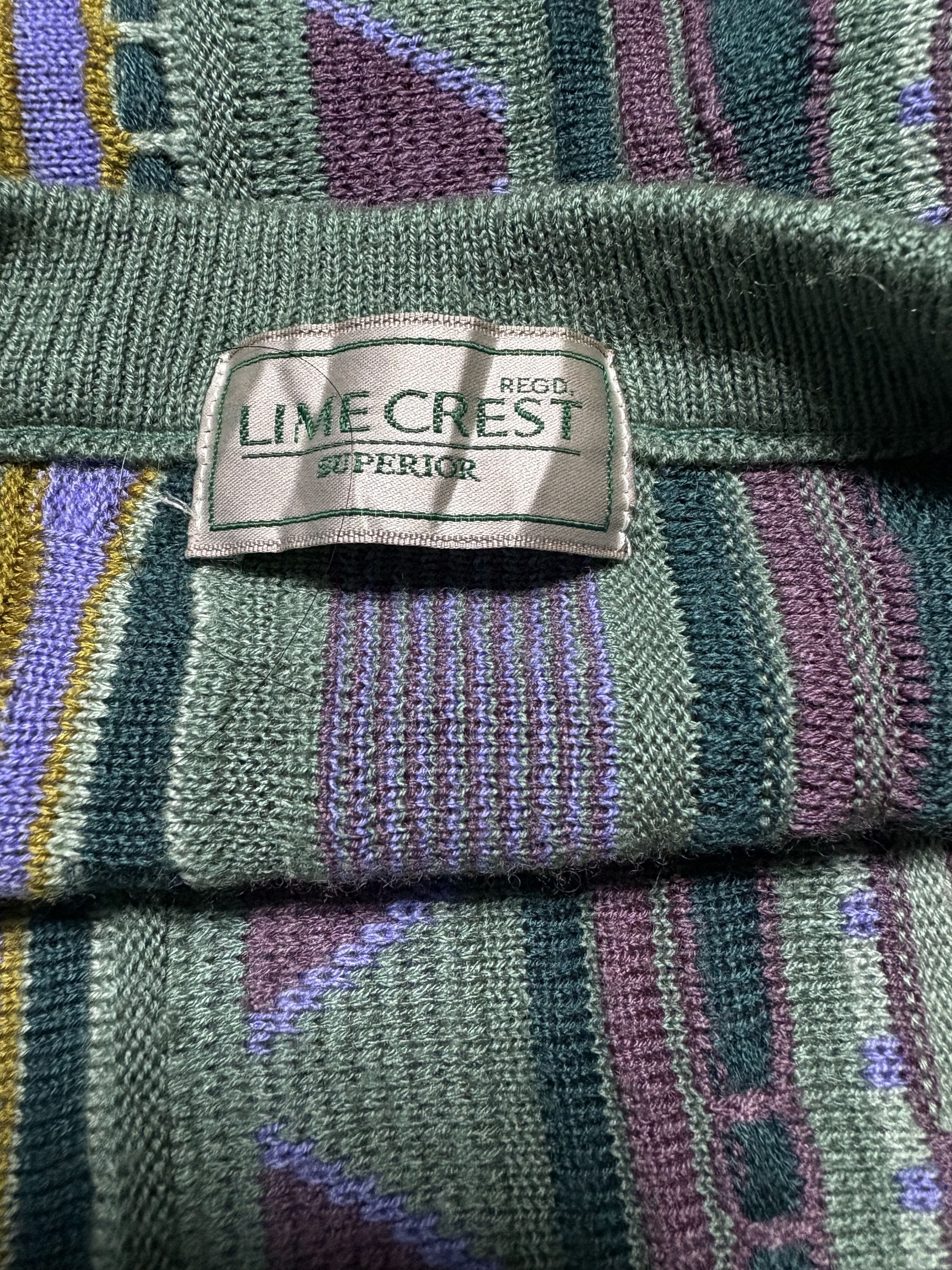 Coogi Vintage knitwear 3D Lime Crest Superior coogi style Size US M / EU 48-50 / 2 - 3 Thumbnail