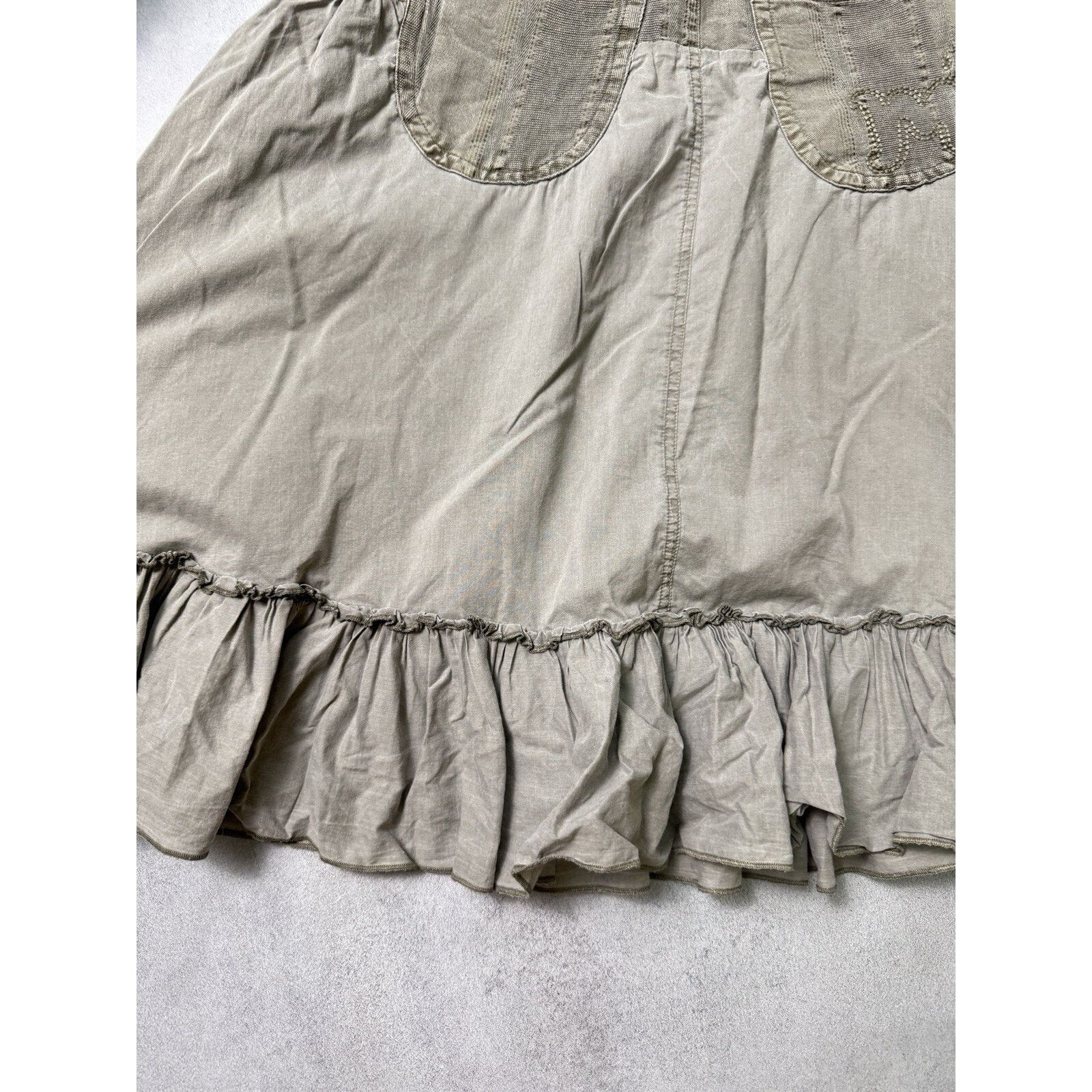 Designer × Morgan Homme Vintage Morgan de Toi Skirt Avant Garde Size 38 Beige Size 27" / US 4 / IT 40 - 21 Thumbnail