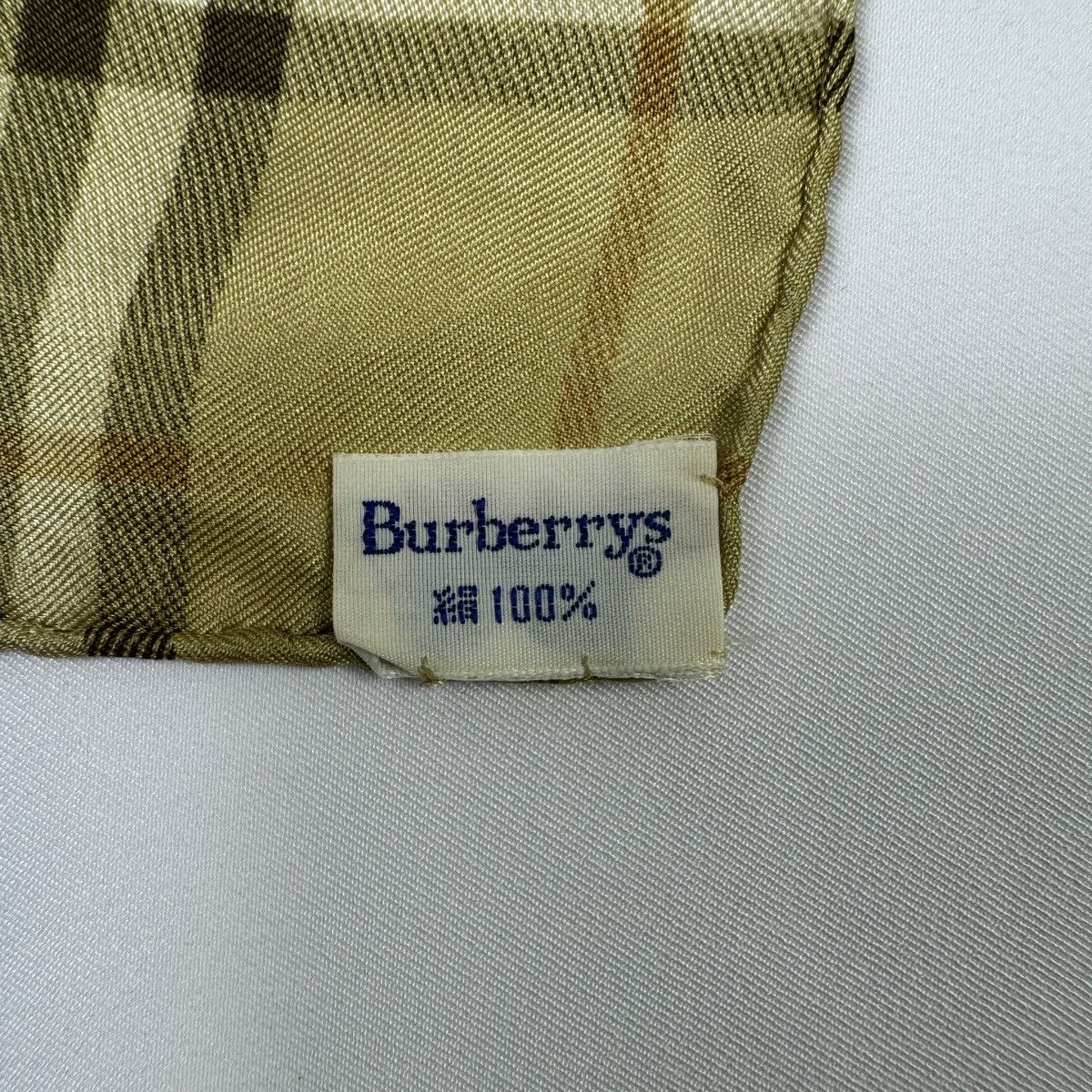 Burberry Vintage Burberry Silk Scarf Size ONE SIZE - 7 Thumbnail