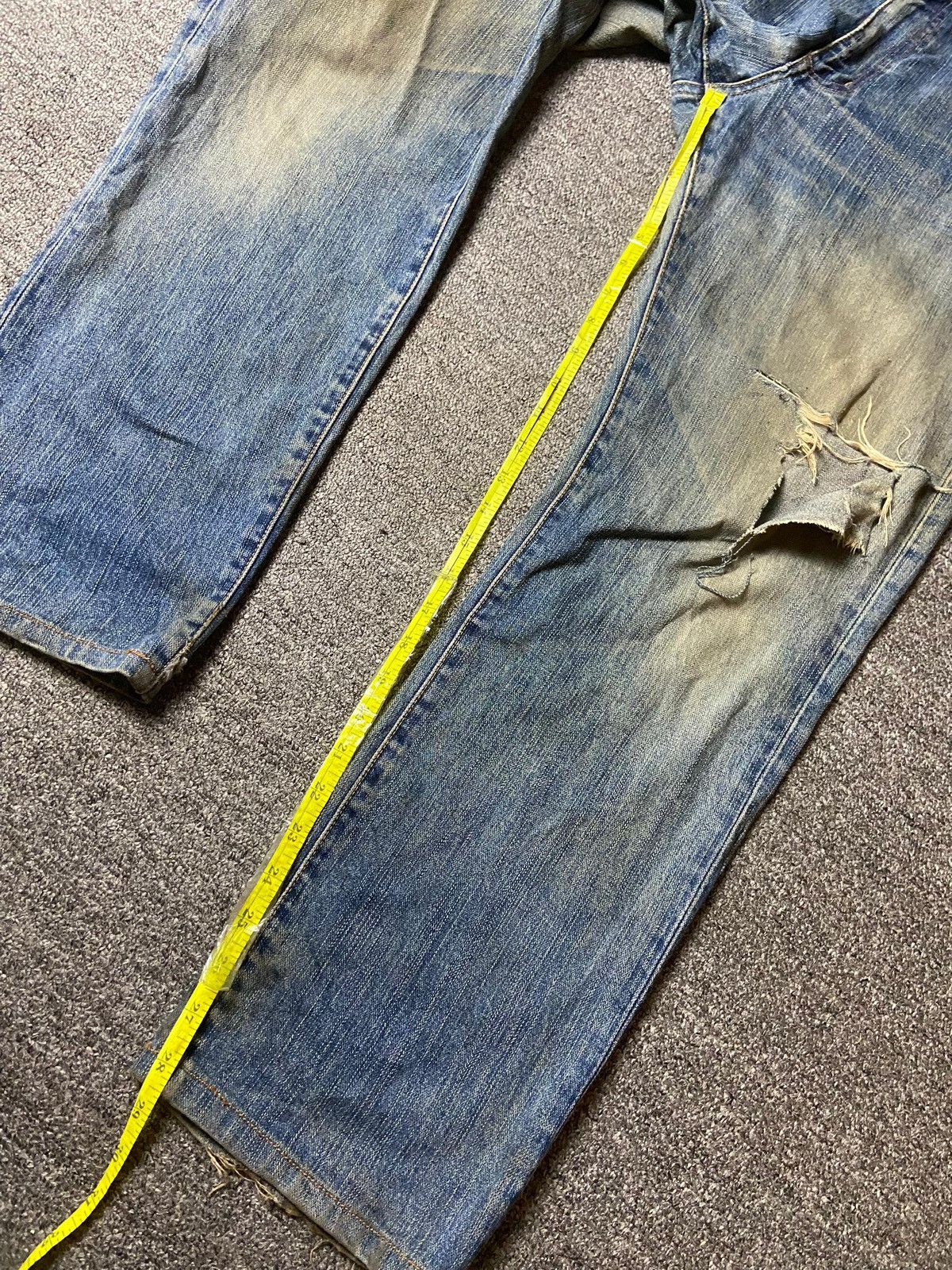 Japanese Brand × Vintage × Wrangler Vintage WRANGLER Distressed Denim Jeans (128) Size US 32 / EU 48 - 7 Thumbnail