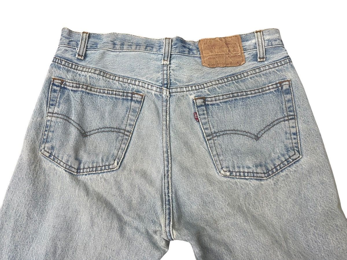 Levi's Vintage 80’s Levi’s 501 Jeans Distressed Streetwear Size US 33 - 3 Thumbnail