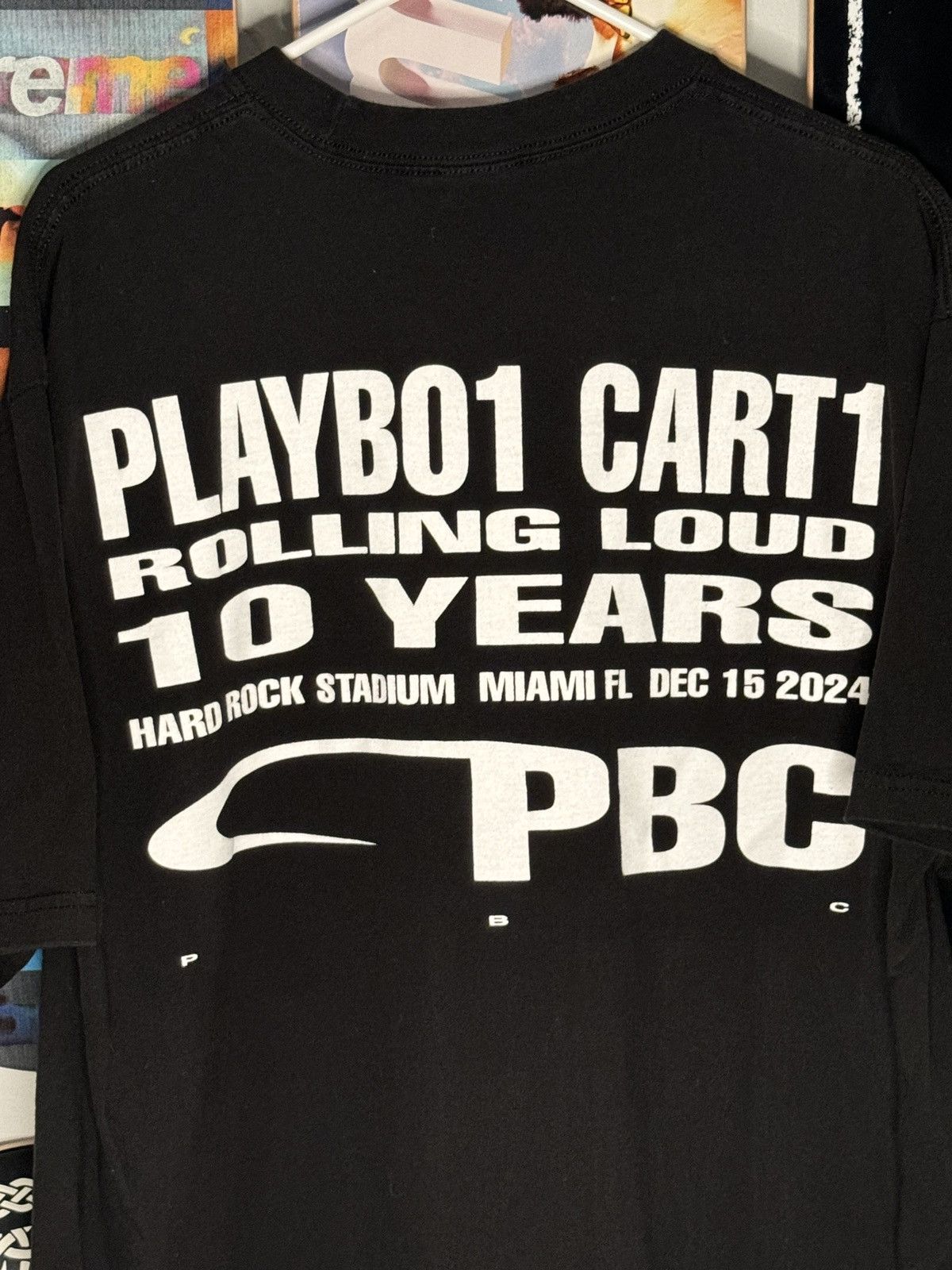 Playboi Carti Playboi Carti Rolling Loud Miami Anniversary Tee Size US XL / EU 56 / 4 - 4 Thumbnail