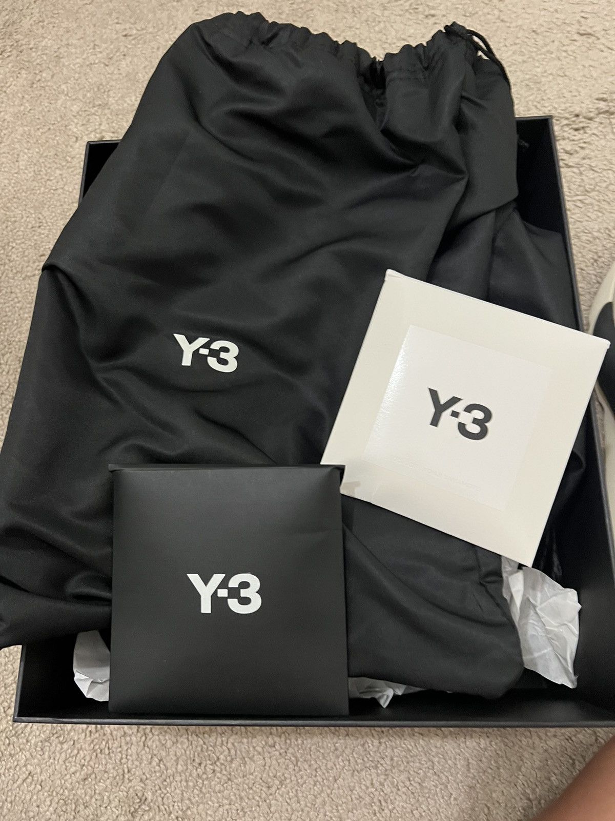 Y-3 Adidas Y-3 Kaiwa Cream White Black Size US 7.5 / EU 40-41 - 7 Thumbnail
