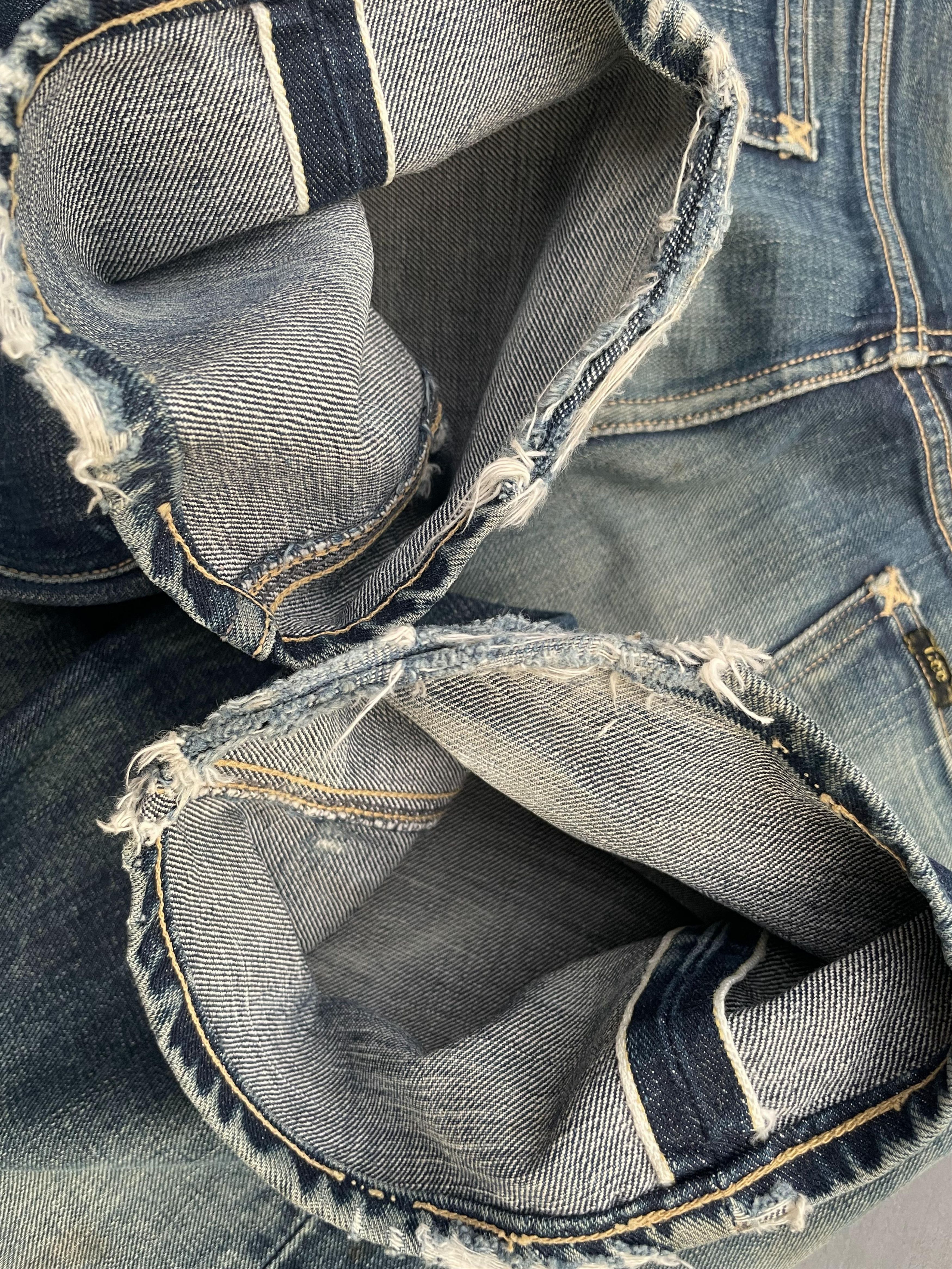 Lee Vintage Selvedge Lee Rider Distresed Denim Size US 32 / EU 48 - 8 Thumbnail