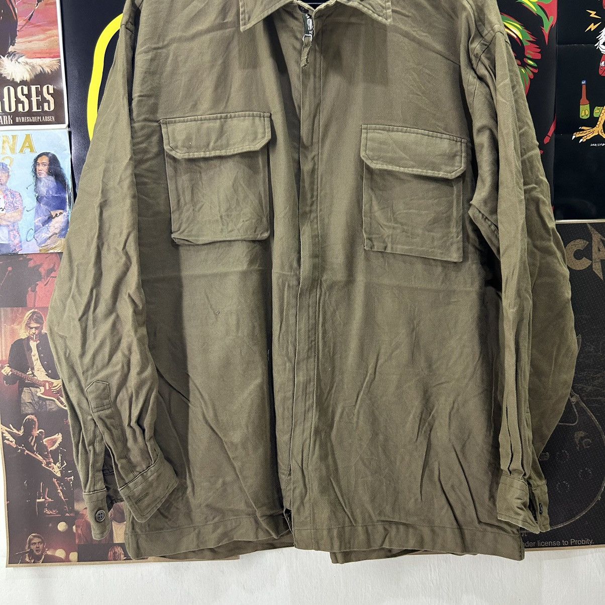 Vintage Vintage Denim by Issey Miyake Zipper Jacket Size US L / EU 52-54 / 3 - 3 Thumbnail