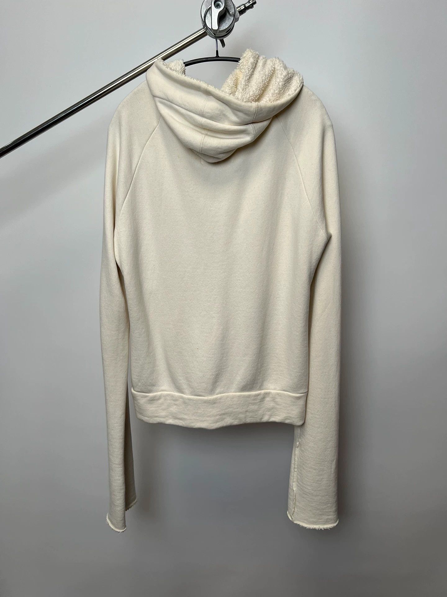 Yohji Yamamoto Yohji Yamamoto white fleece stand collar sweatshirt Size XS / US 0-2 / IT 36-38 - 6 Thumbnail