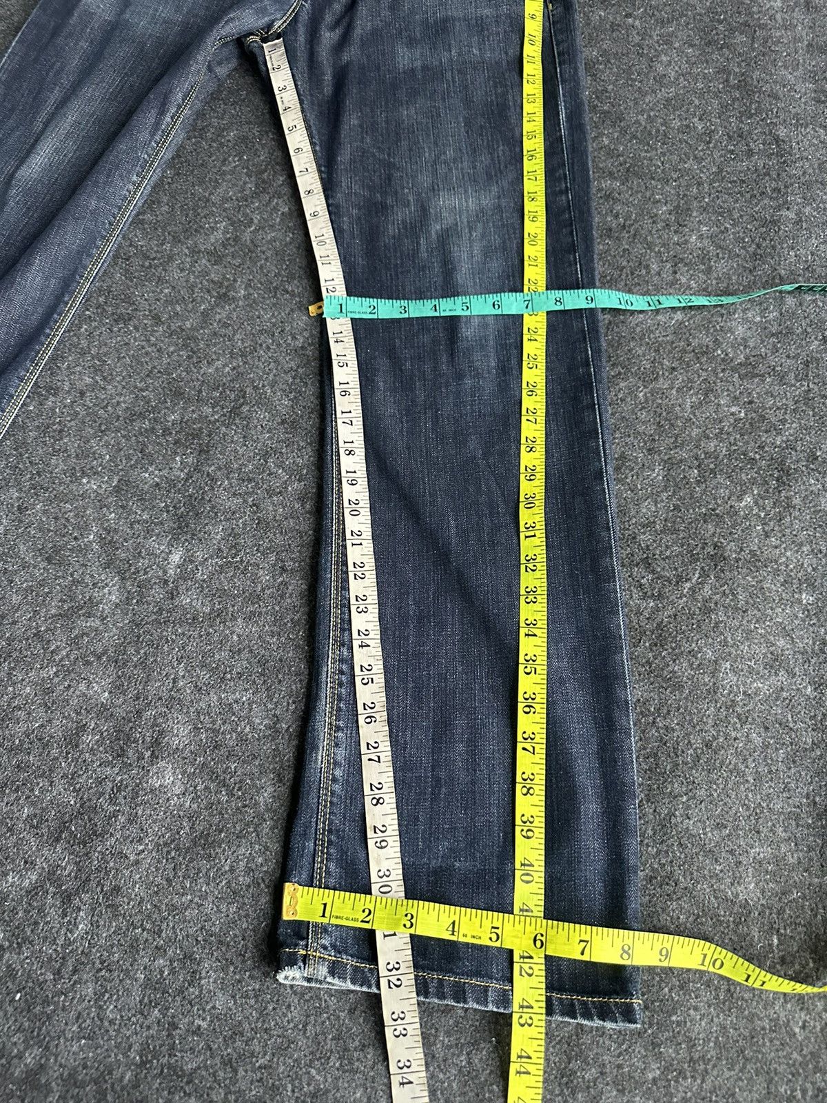 Zara Zara Low Waist Washed Blue Denim D304 Size US 34 / EU 50 - 9 Thumbnail