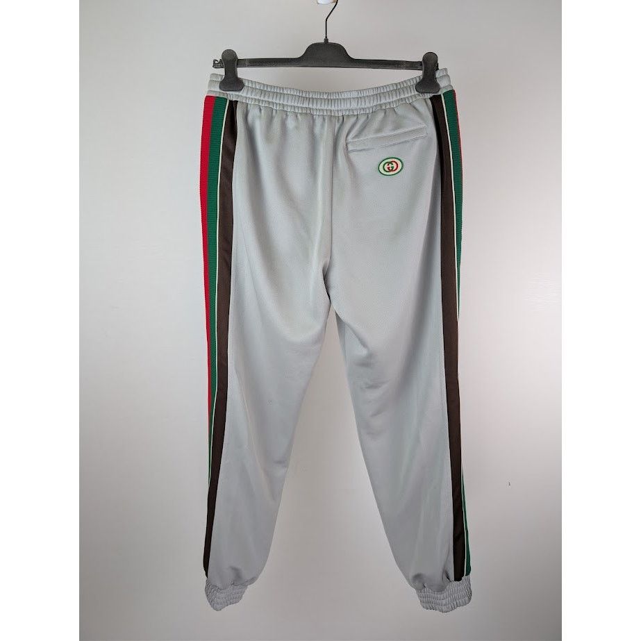 Gucci o1rshd1 Techincal Jersey Trackpant in Grey/Brown Size US 38 / EU 54 - 8 Thumbnail