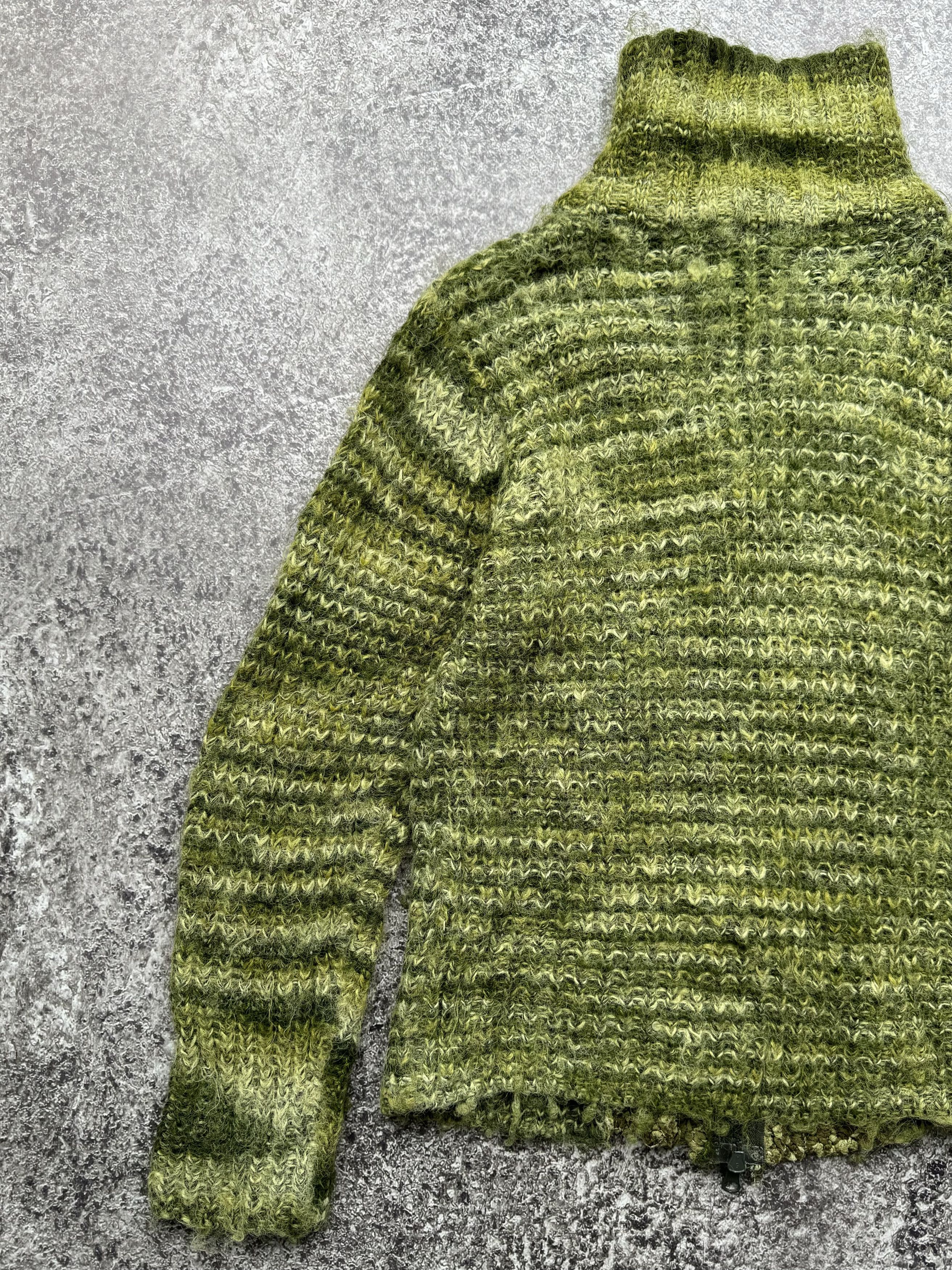 Acne Studios × Vintage Acne Studios Vintage Mohair Zip Cardigan Size M / US 6-8 / IT 42-44 - 6 Thumbnail