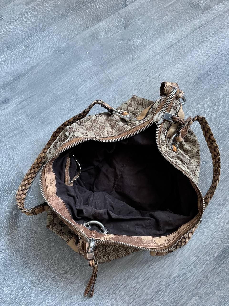 Gucci Gucci monogram canva bag brown Size ONE SIZE - 13 Thumbnail