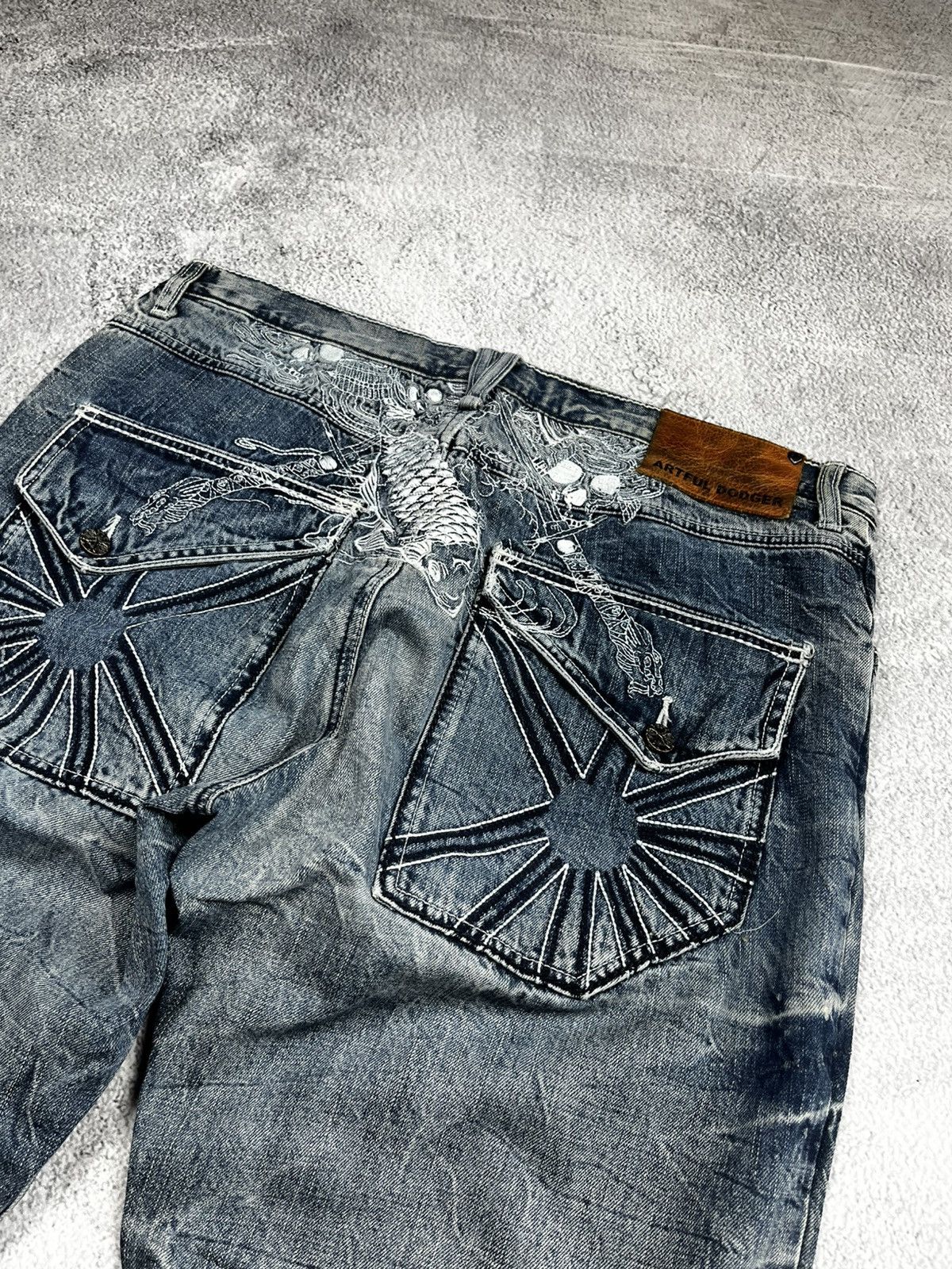 Artful Dodger Rare Jesse Pinkman Embroidered Wings Artful Dodger Denim