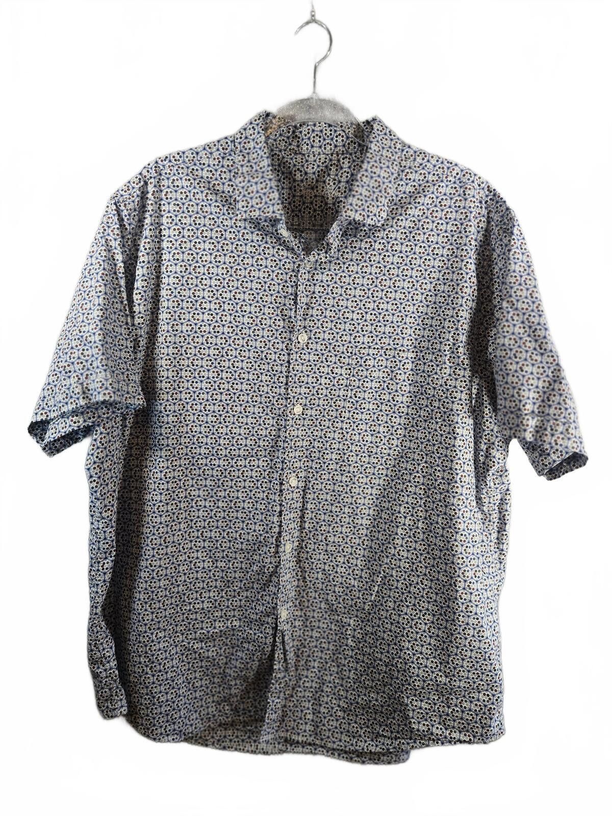 Tasso Elba Tasso Elba Men XXL Foulard Medallion Short Sleeve Shirt Size US XXL / EU 58 / 5 - 1 Thumbnail
