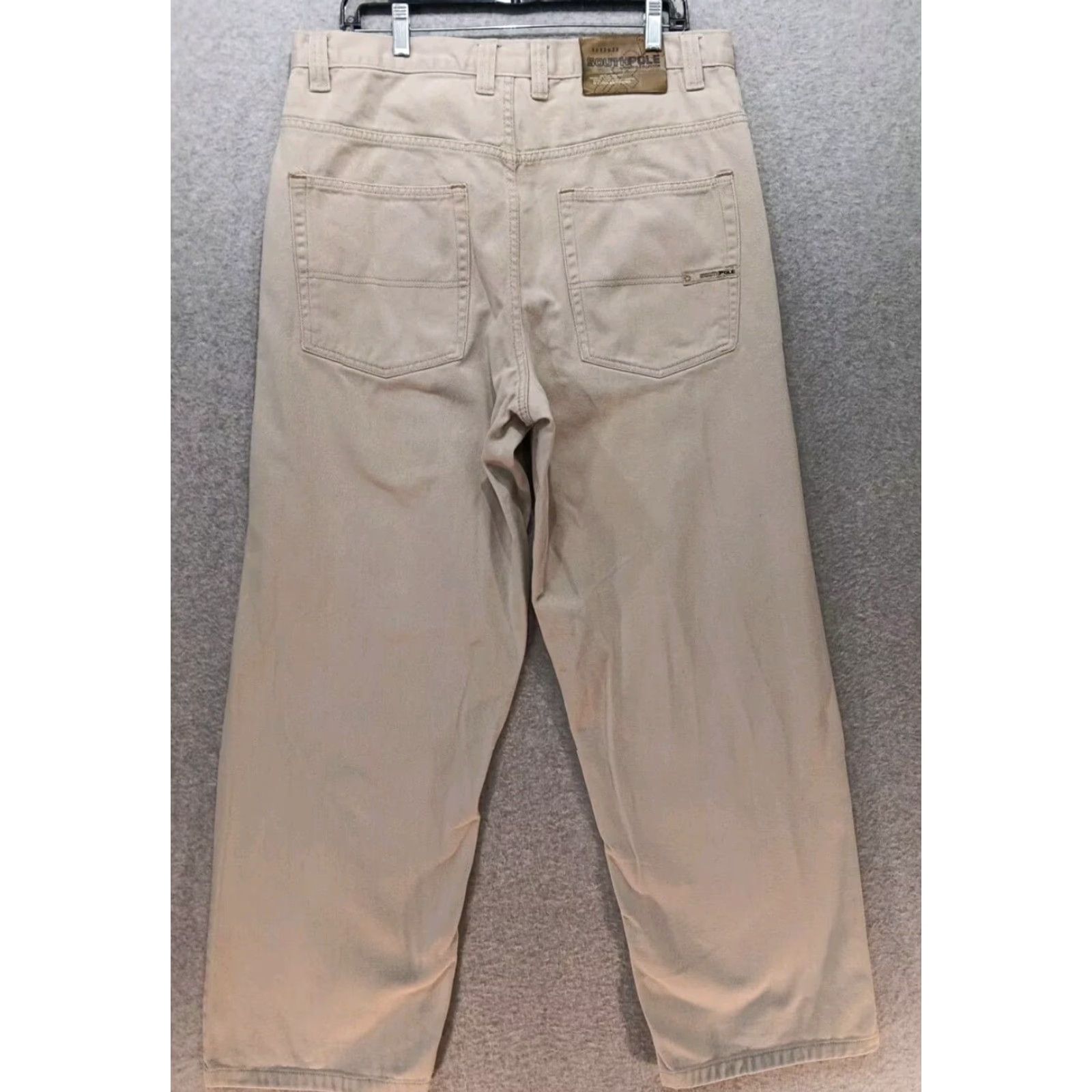 Southpole VINTAGE Southpole Jeans Men 36x31 Beige Wide-Leg Baggy Y2K Relaxed High Rise Size US 36 / EU 52 - 2 Thumbnail