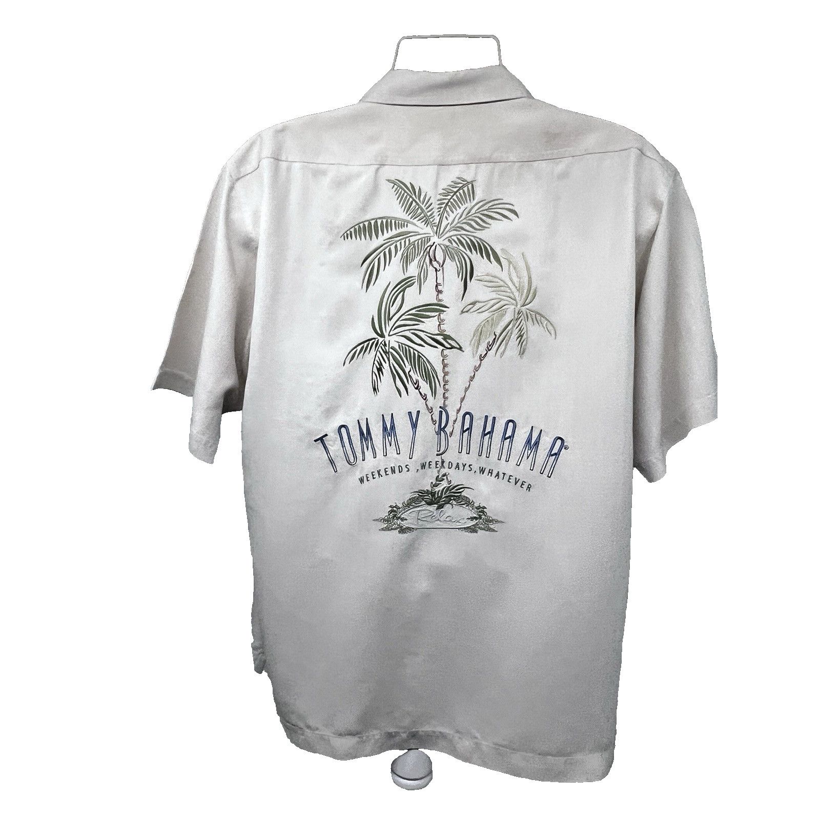Tommy Bahama Tommy Bahama Vintage Embroider Silk Button Shirt M Pocket Size US M / EU 48-50 / 2 - 1 Thumbnail