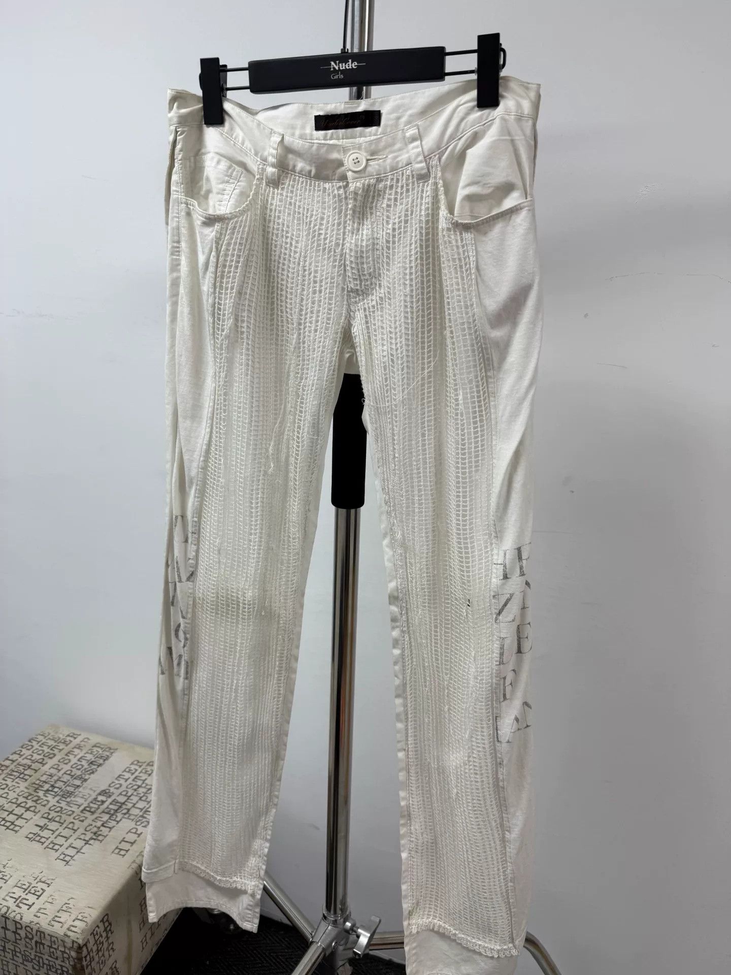 Comme des Garcons Undercover Grid Pattern Long Pants Size 3 Size 23" - 1 Thumbnail