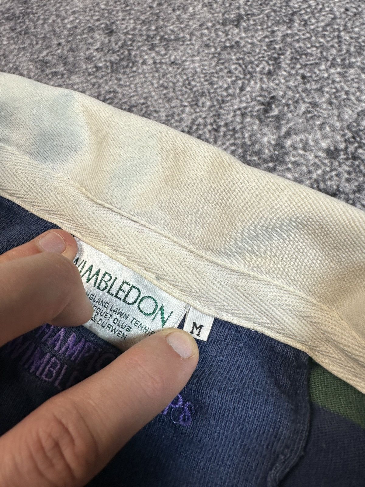 Vintage Vintage Wimbledon Rugby’s Polo Rare Streetwear Tennis M Size US M / EU 48-50 / 2 - 4 Thumbnail