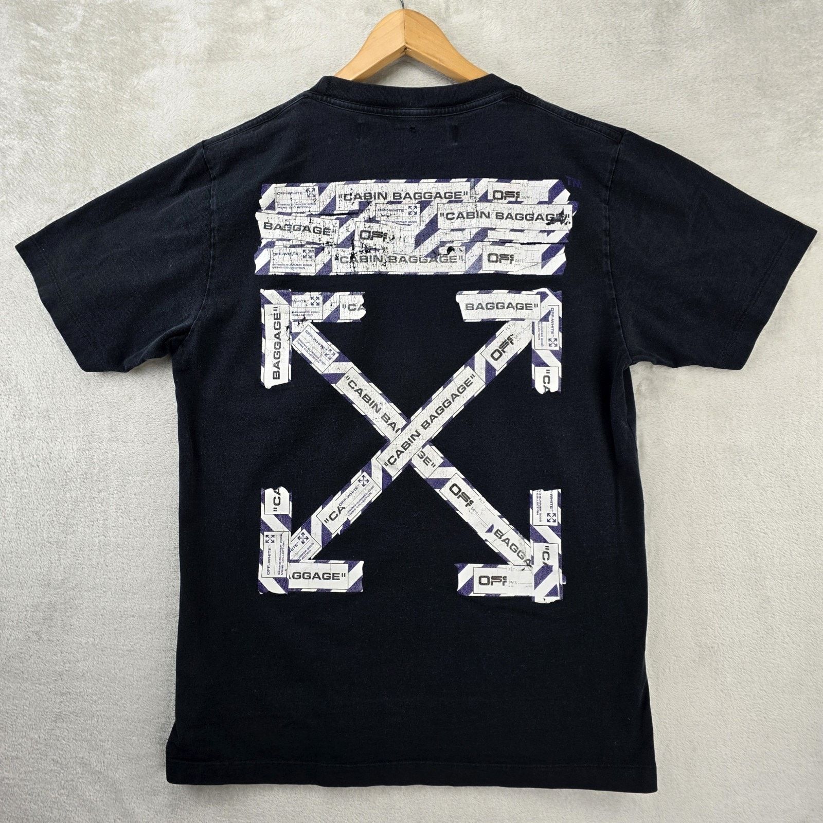 Off-White Off White Airport Tape Shirt L Operating SRL Virgil Abloh Size US L / EU 52-54 / 3 - 1 Thumbnail